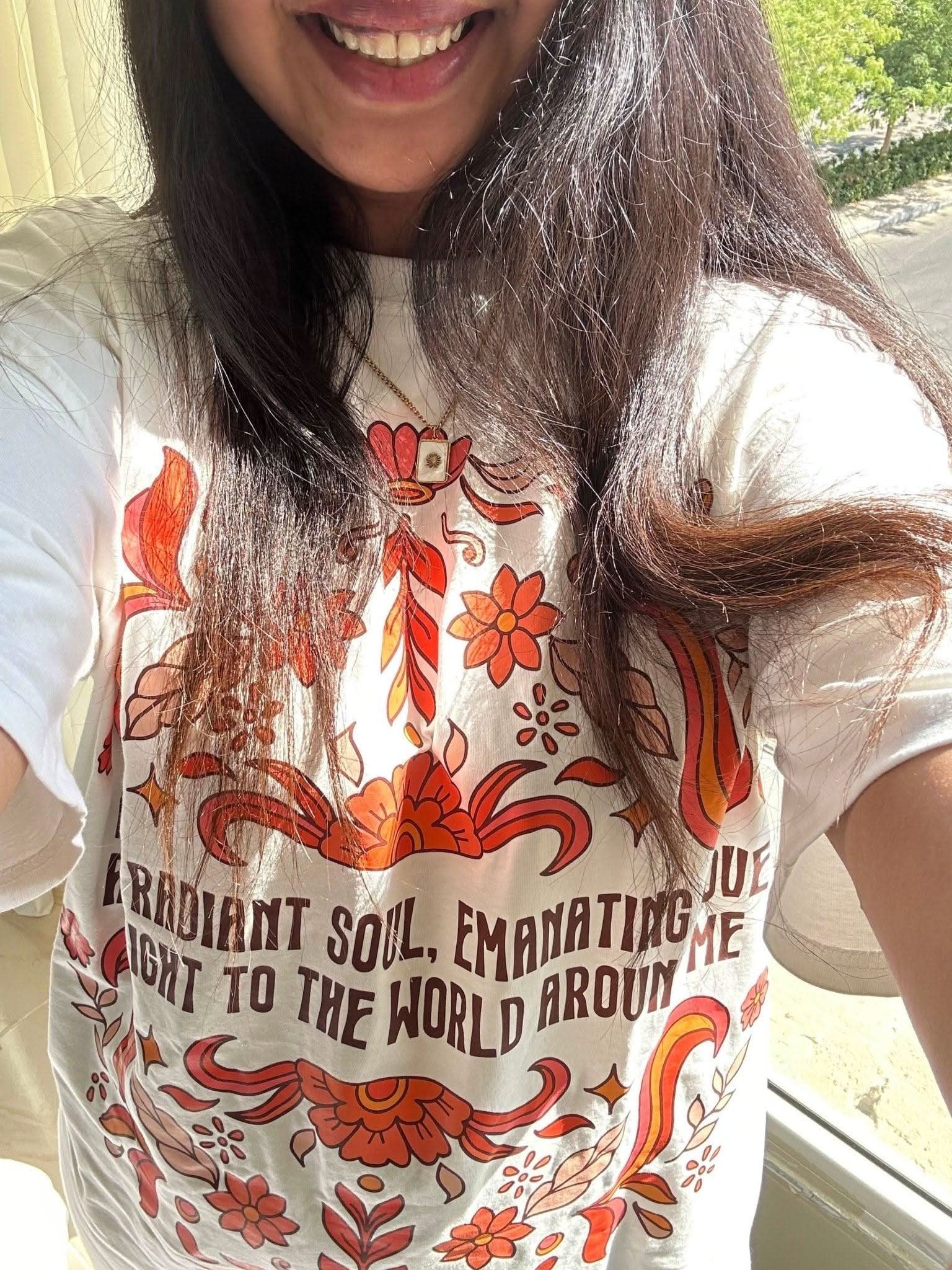 Iam Radiant Soul T-Shirt ( L ) - Hippies TownT-shirtHippies Town