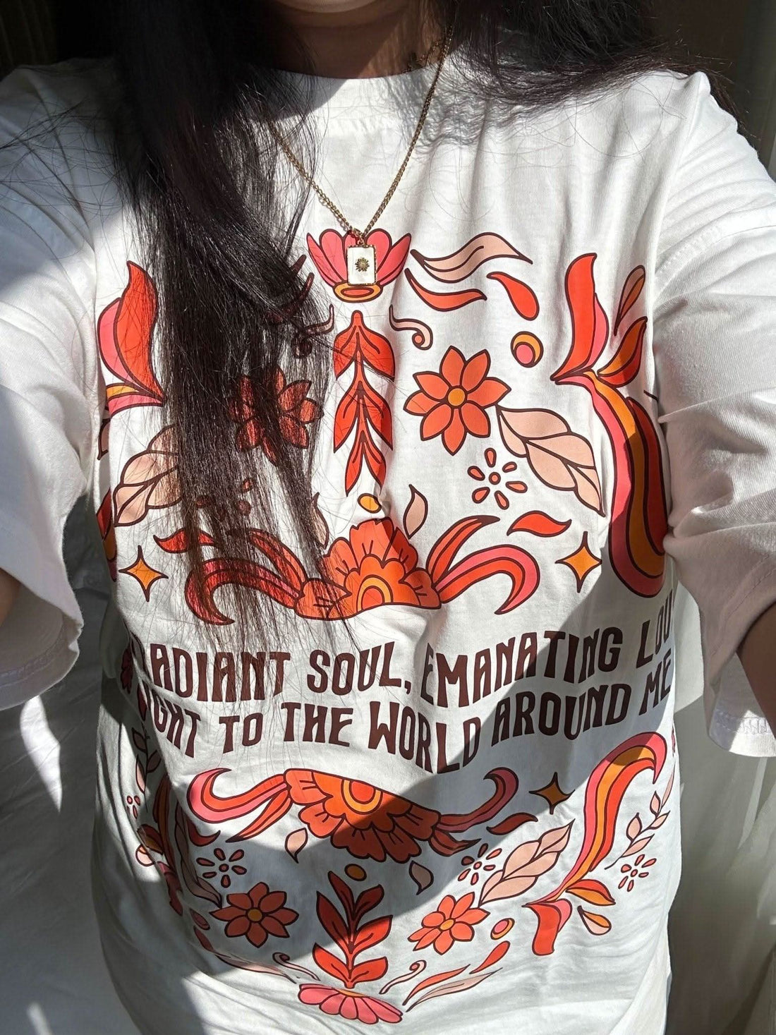 Iam Radiant Soul T-Shirt ( L ) - Hippies TownT-shirtHippies Town