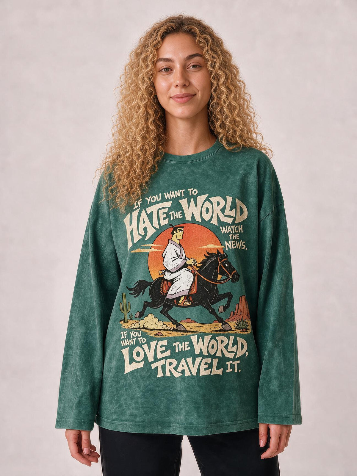 Travel The World Long Sleeves T-Shirt