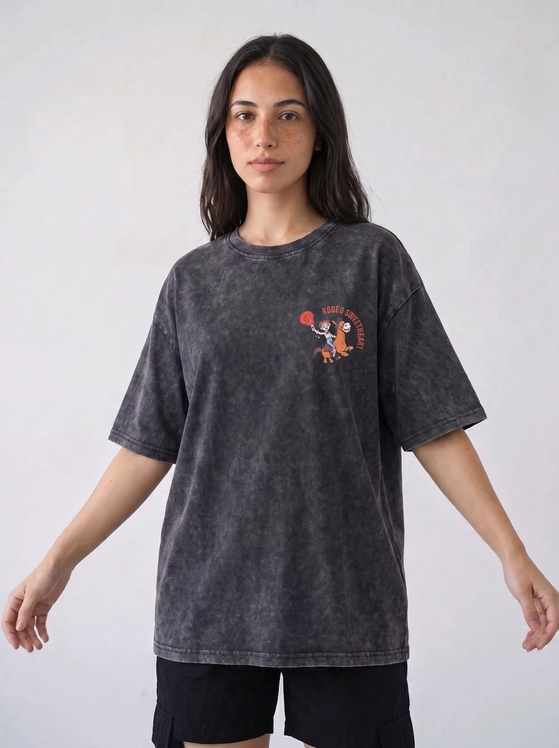 Jessie Rodeo Washed T-Shirt - Hippies TownT-shirtHippies Town