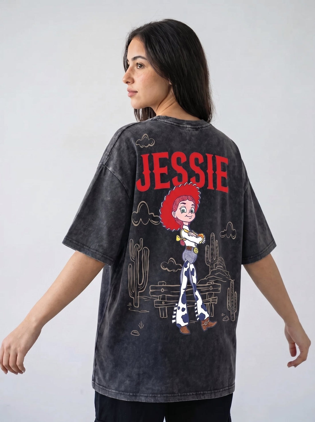 Jessie Rodeo Washed T-Shirt - Hippies TownT-shirtHippies Town