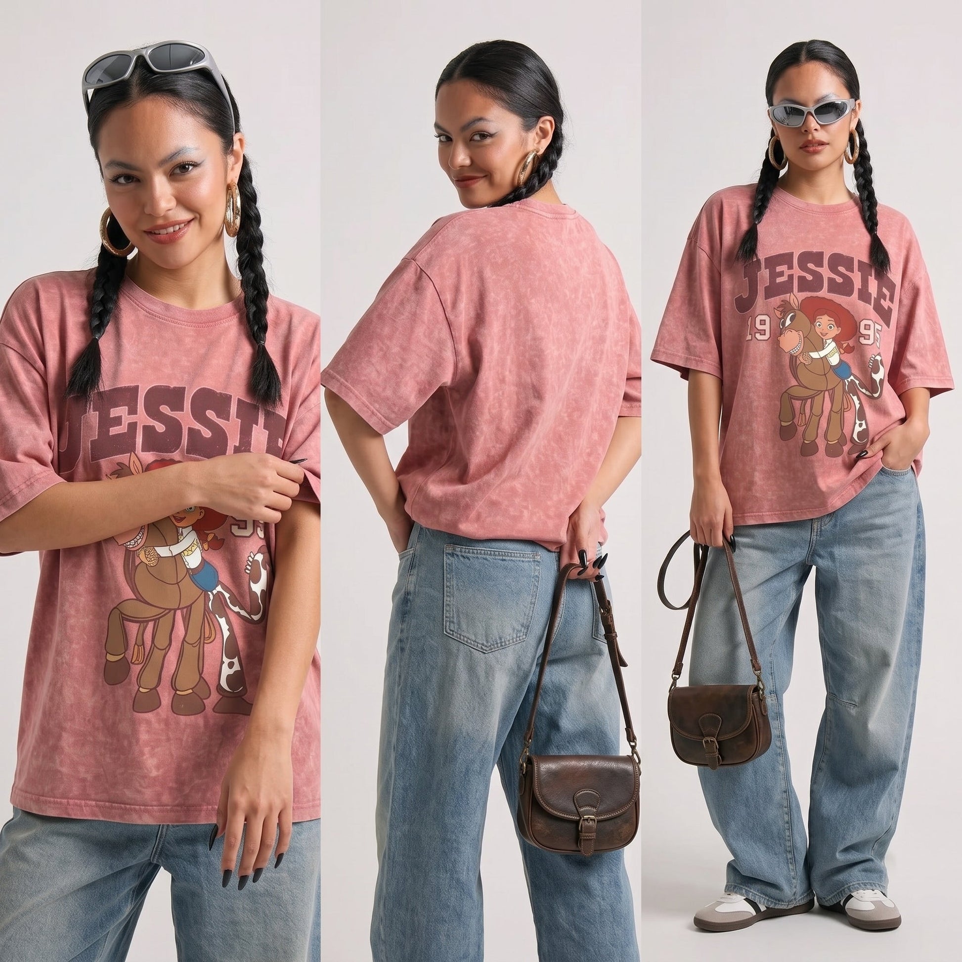 Jessie Story Washed T-Shirts - Hippies TownT-shirtHippies Town
