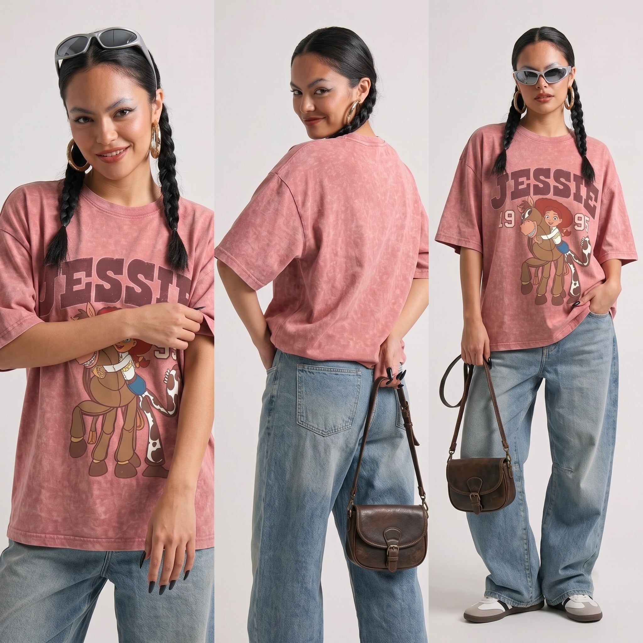 Jessie Story Washed T-Shirts - Hippies TownT-shirtHippies Town