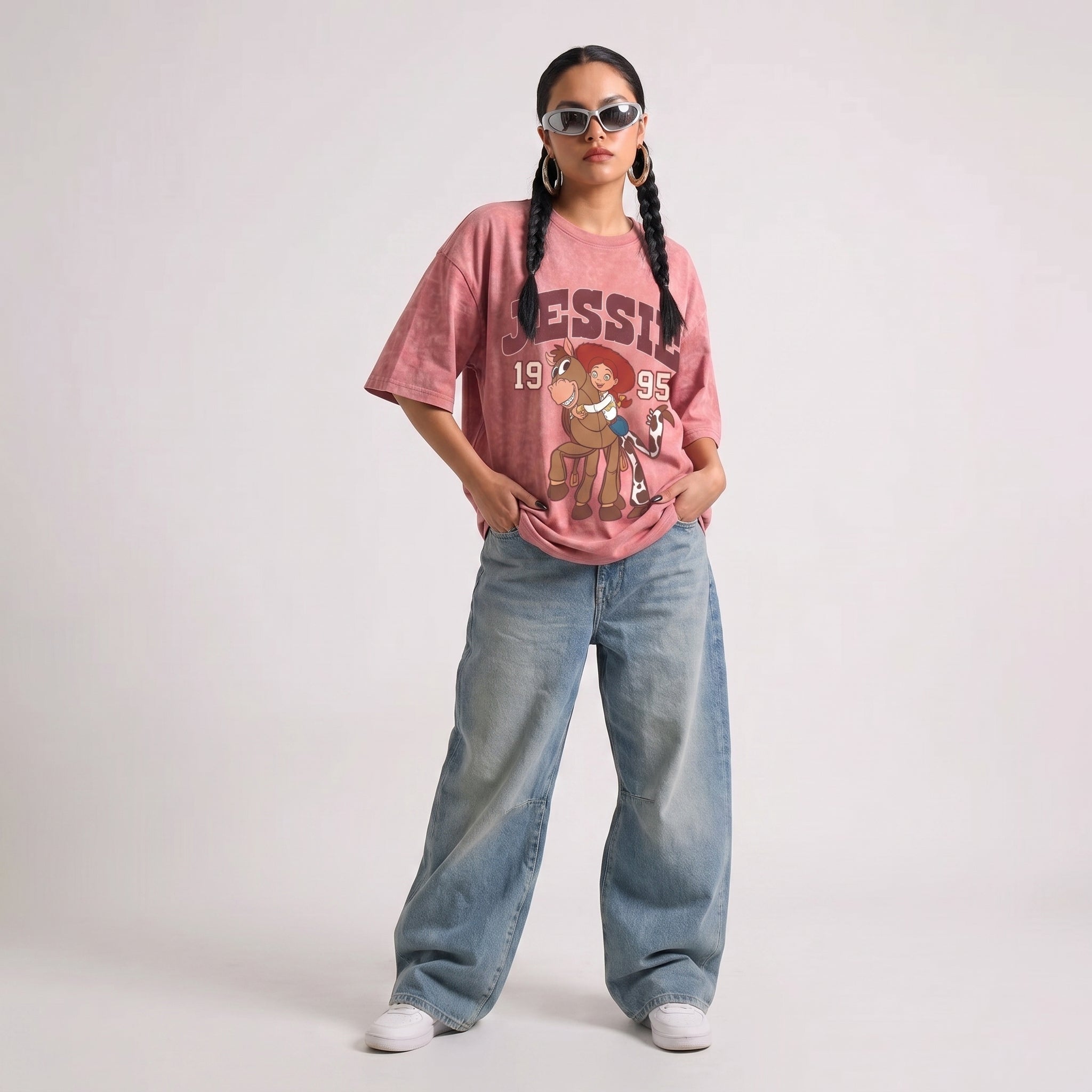 Jessie Story Washed T-Shirts - Hippies TownT-shirtHippies Town