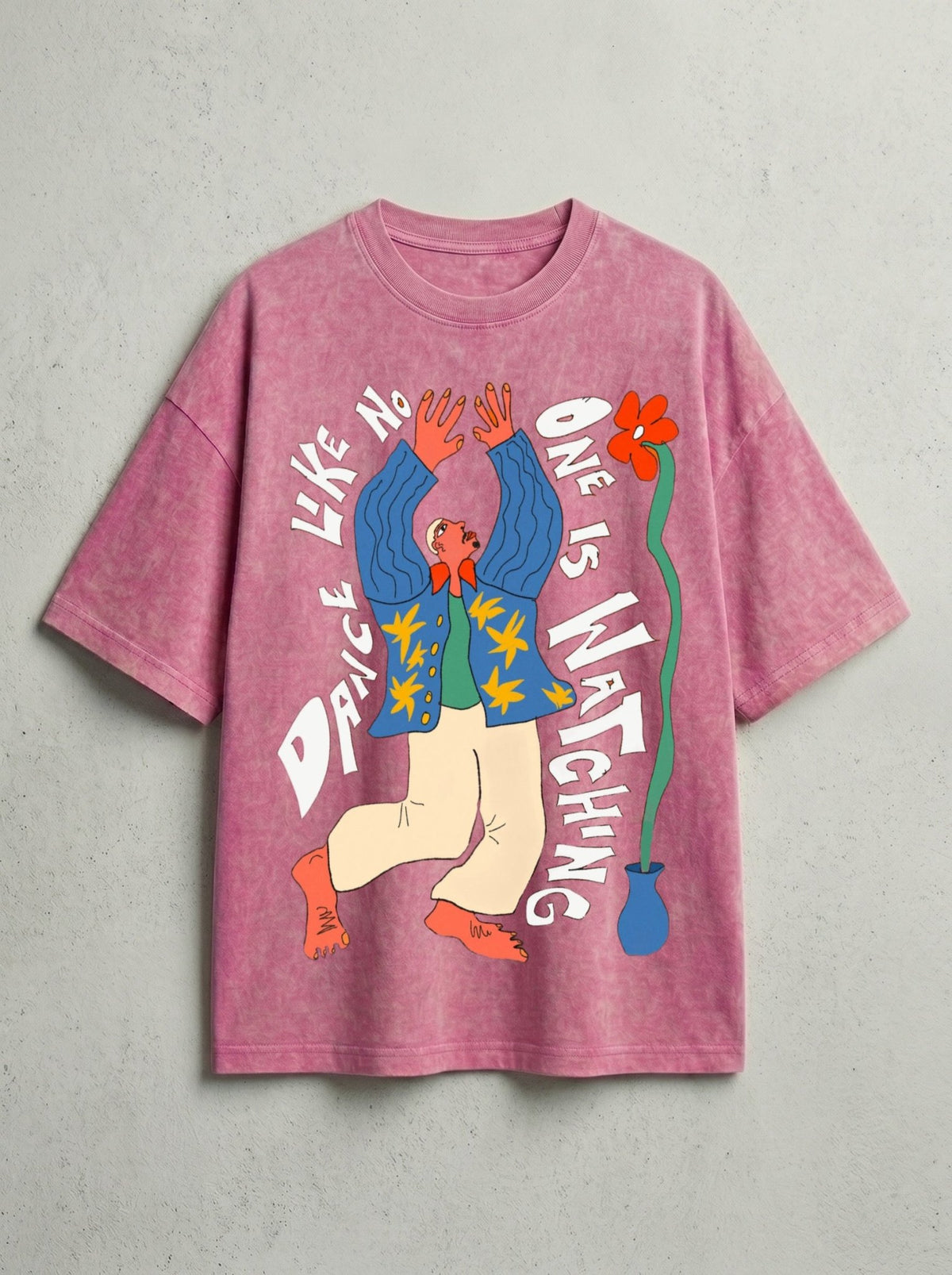 Just Dance Washed T-Shirt - Hippies TownHippies Town