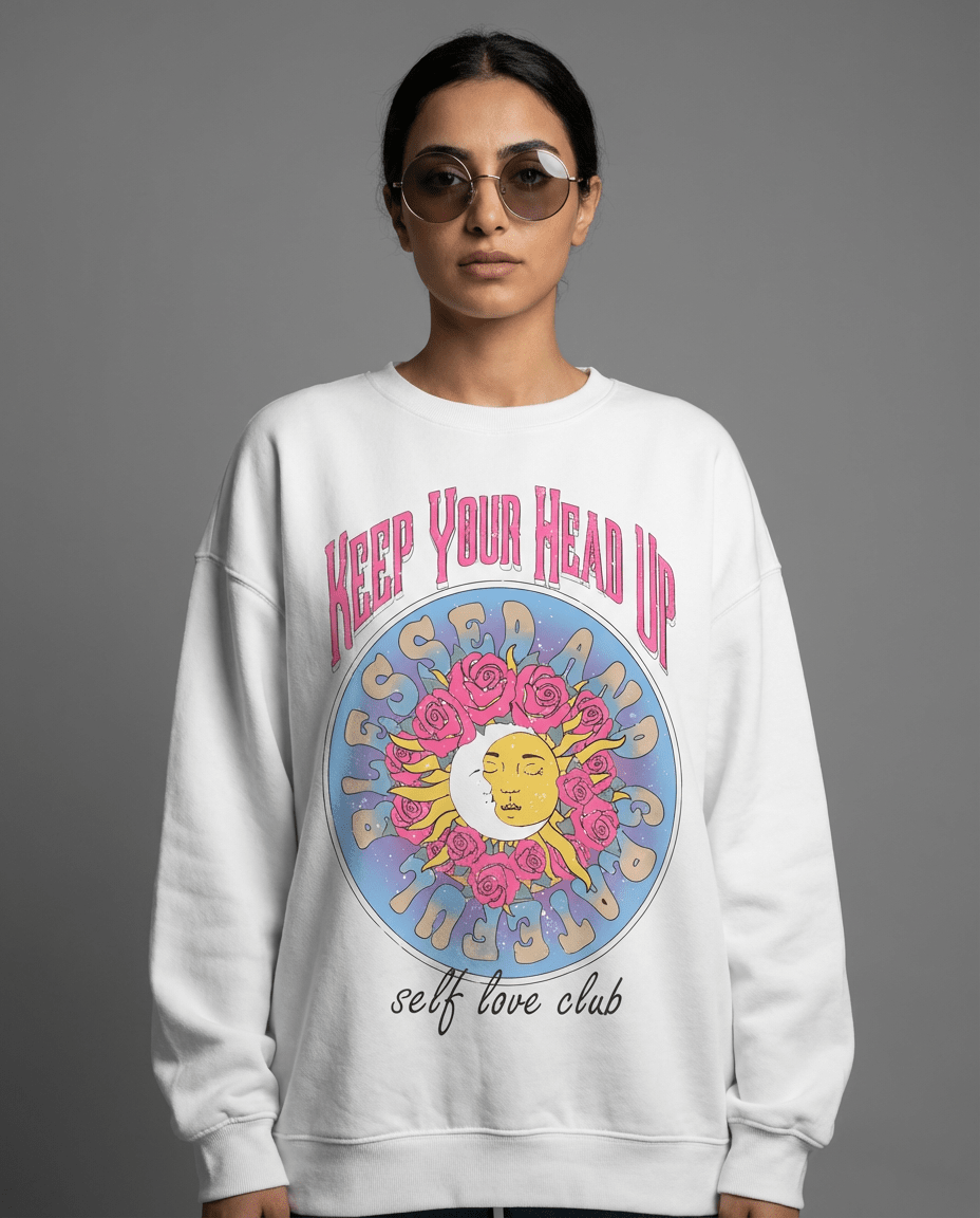 Keep Your Head Up Crewneck - Hippies TownCrewneckHippies Town