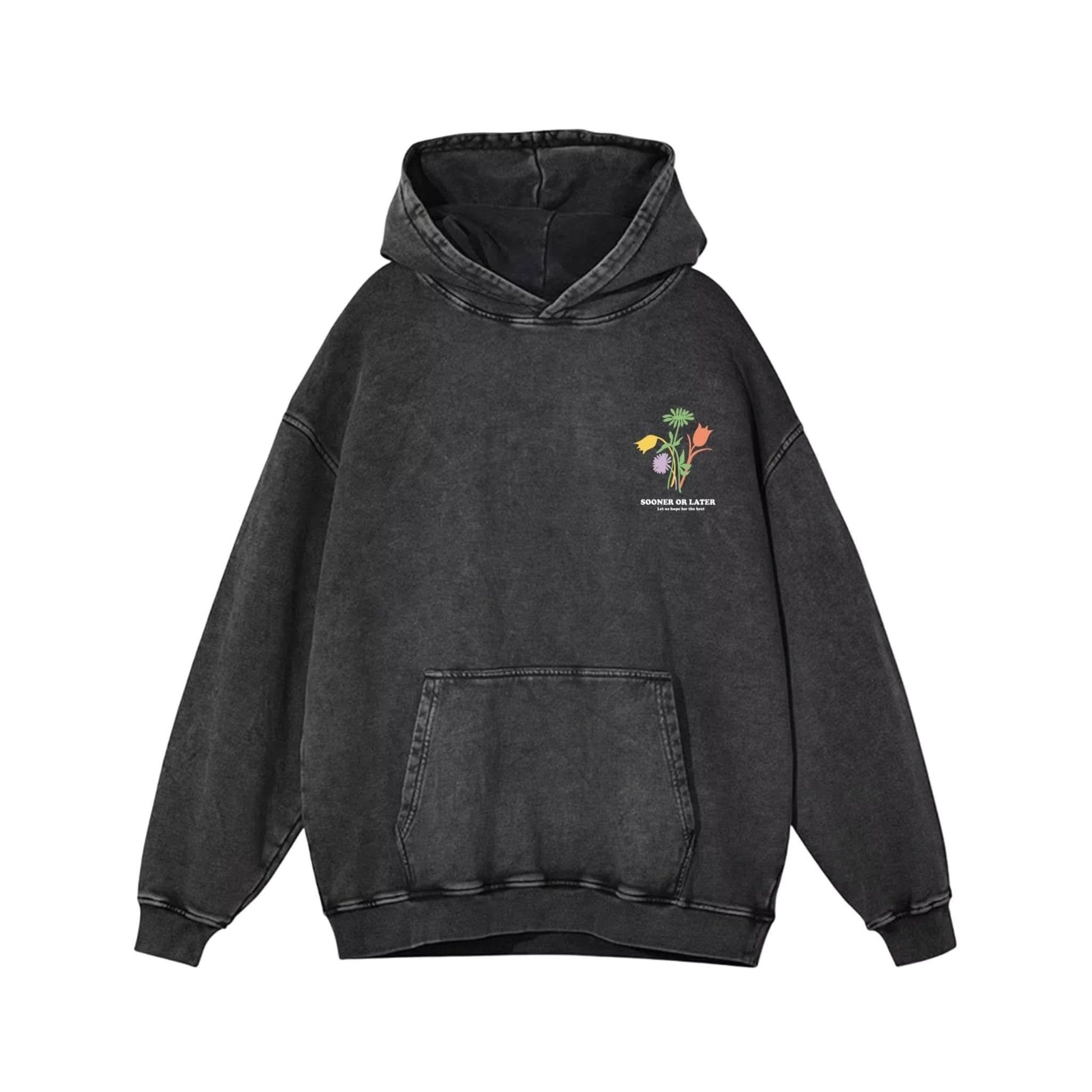 Let Us Hope Washed Hoodiee - Hippies TownHoodieHippies Town