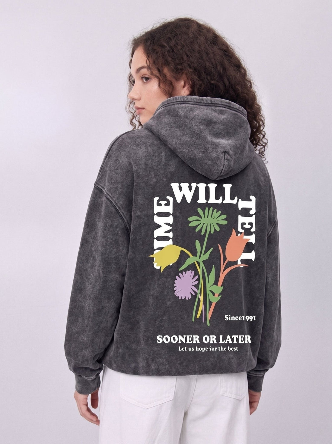 Let Us Hope Washed Hoodiee - Hippies TownHoodieHippies Town