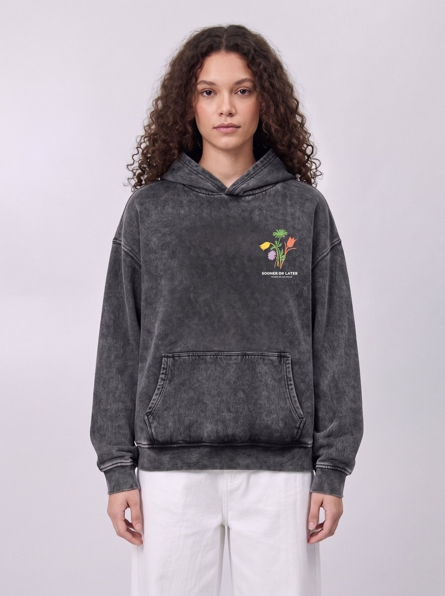 Let Us Hope Washed Hoodiee - Hippies TownHoodieHippies Town