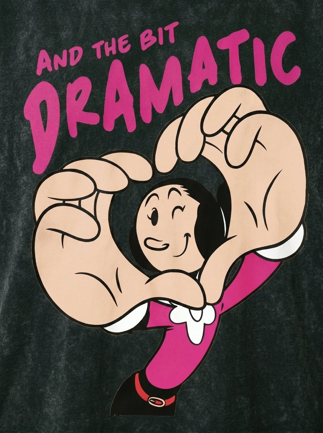 Little Bit Dramatic Washed T-Shirt - Hippies TownT-shirtHippies Town