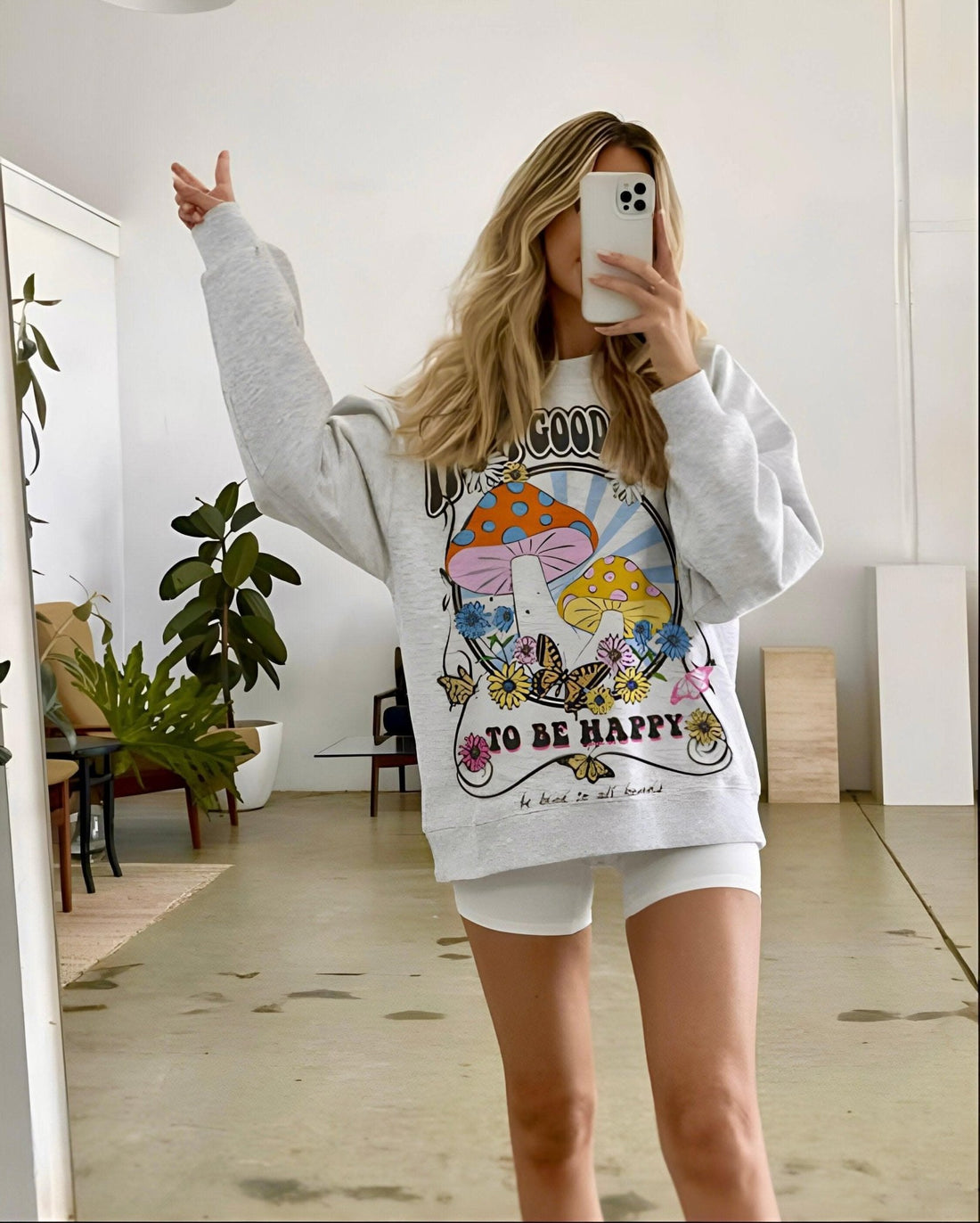 Mashroom Crewneck - Hippies TownCrewneckHippies Town