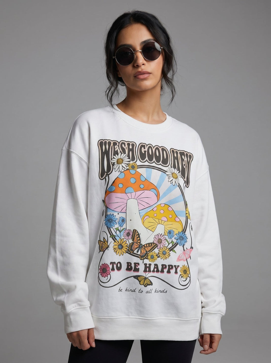 Mashroom Crewneck - Hippies TownCrewneckHippies Town