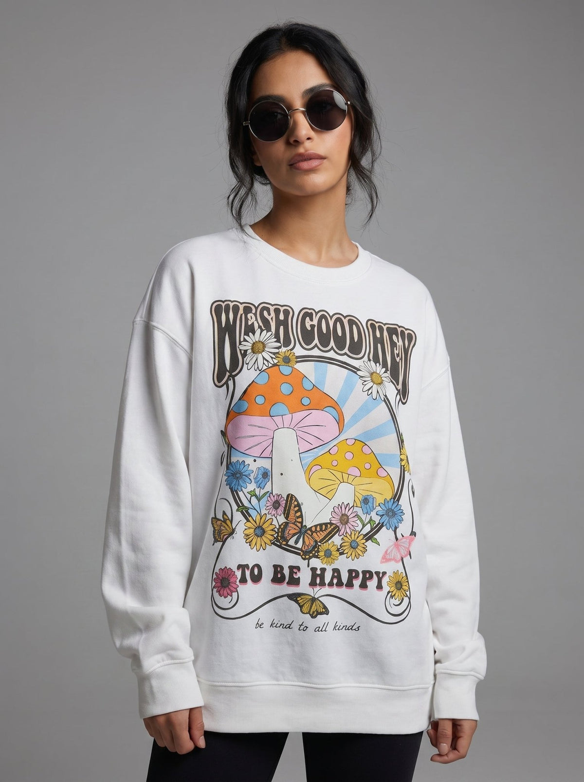 Mashroom Crewneck - Hippies TownCrewneckHippies Town