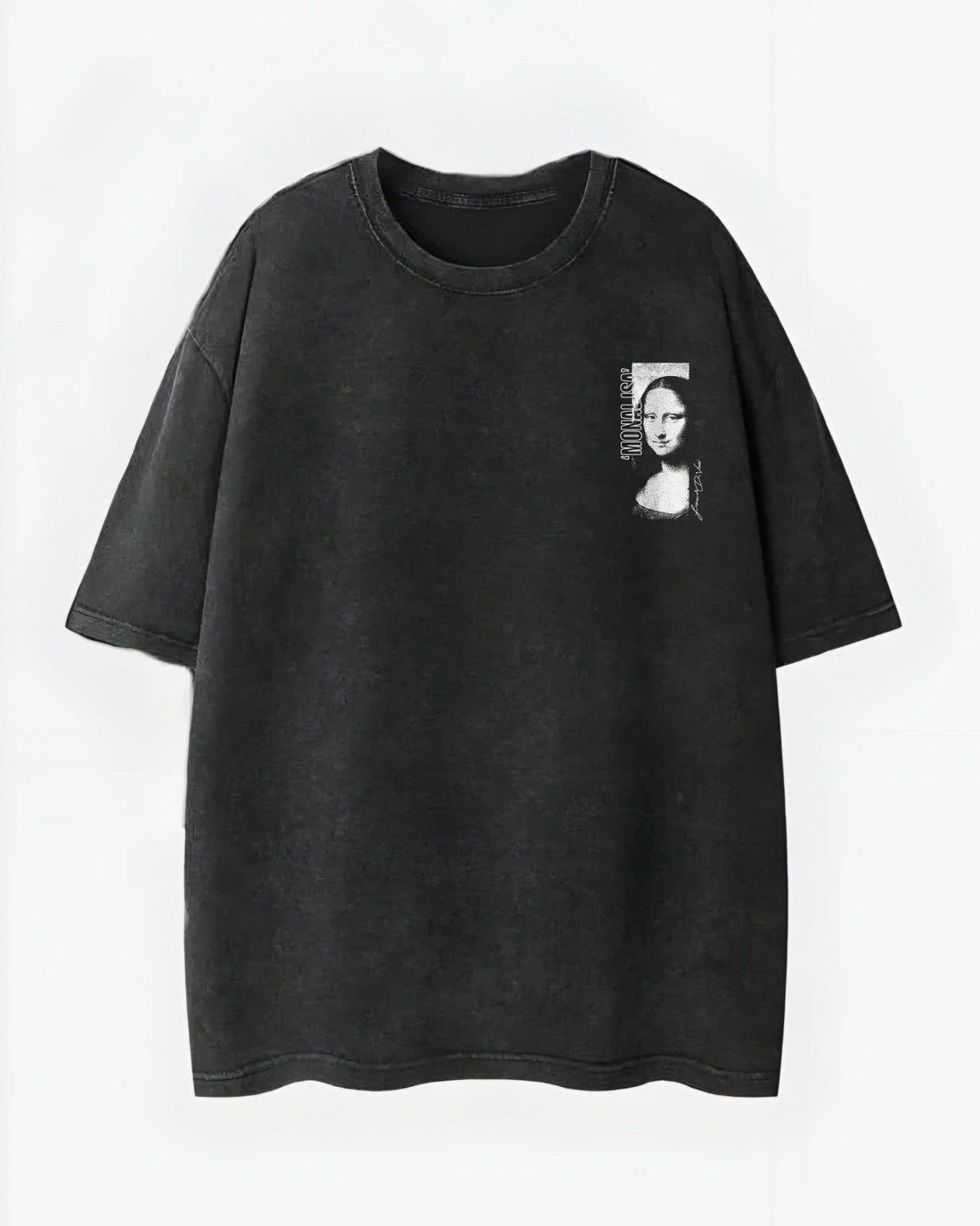 Monalisa Washed T-Shirt - Hippies TownHippies Town