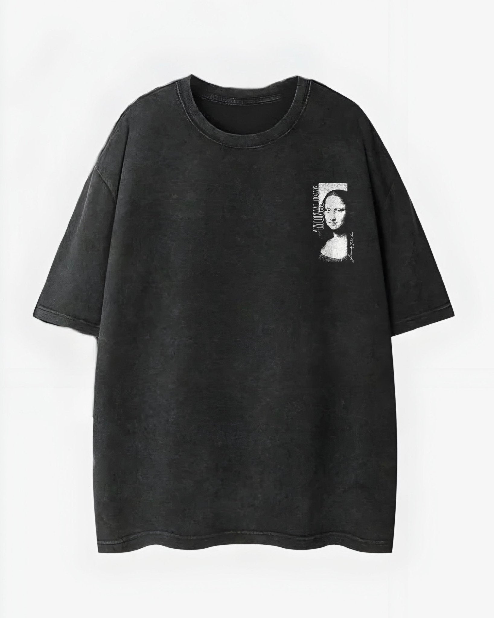 Monalisa Washed T-Shirt - Hippies TownHippies Town