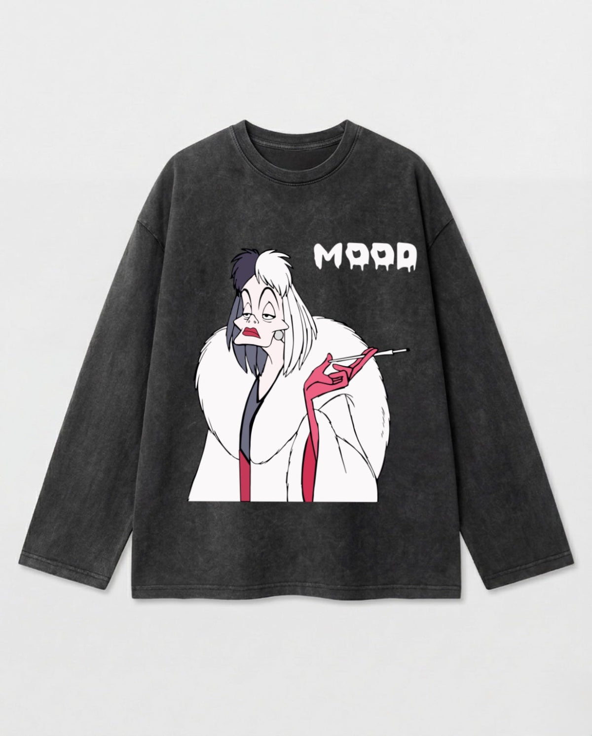 Mood Long Sleeves Washed T-Shirt - Hippies TownT-shirtHippies Town