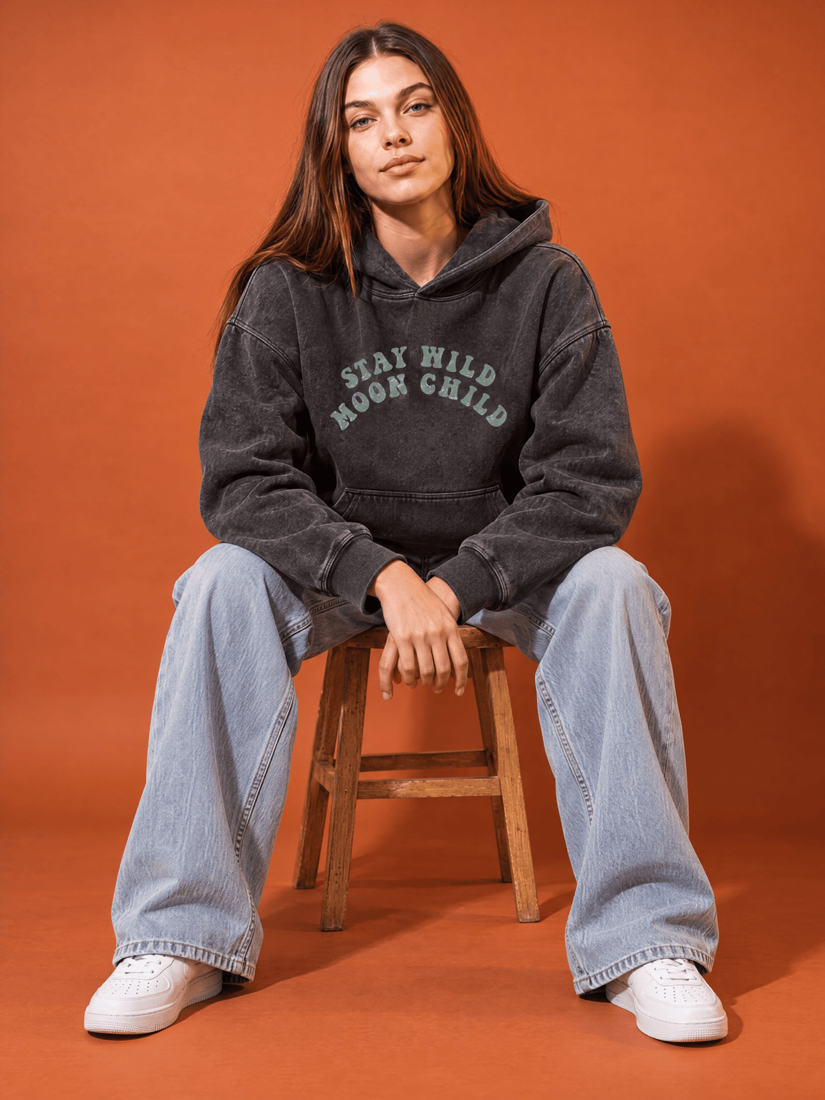 Moon Child Acid Washed - Hippies TownHoodieHippies Town