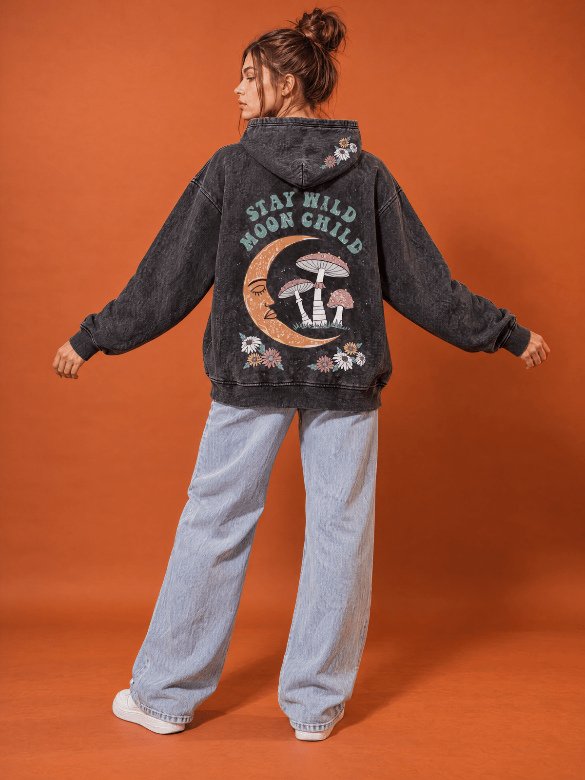 Moon Child Acid Washed - Hippies TownHoodieHippies Town