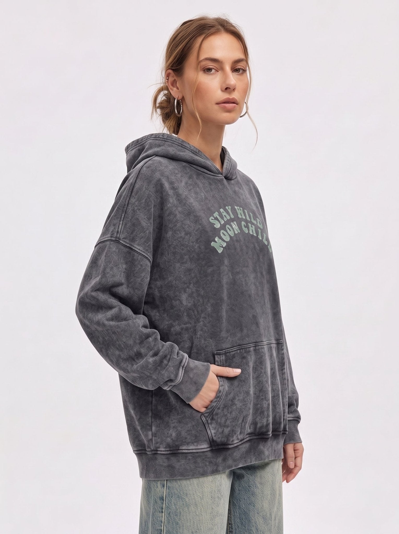 Moon Child Acid Washed - Hippies TownHoodieHippies Town