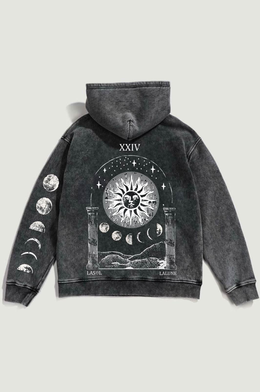 Moonlight Acid Washed - Hippies TownHoodieHippies Town