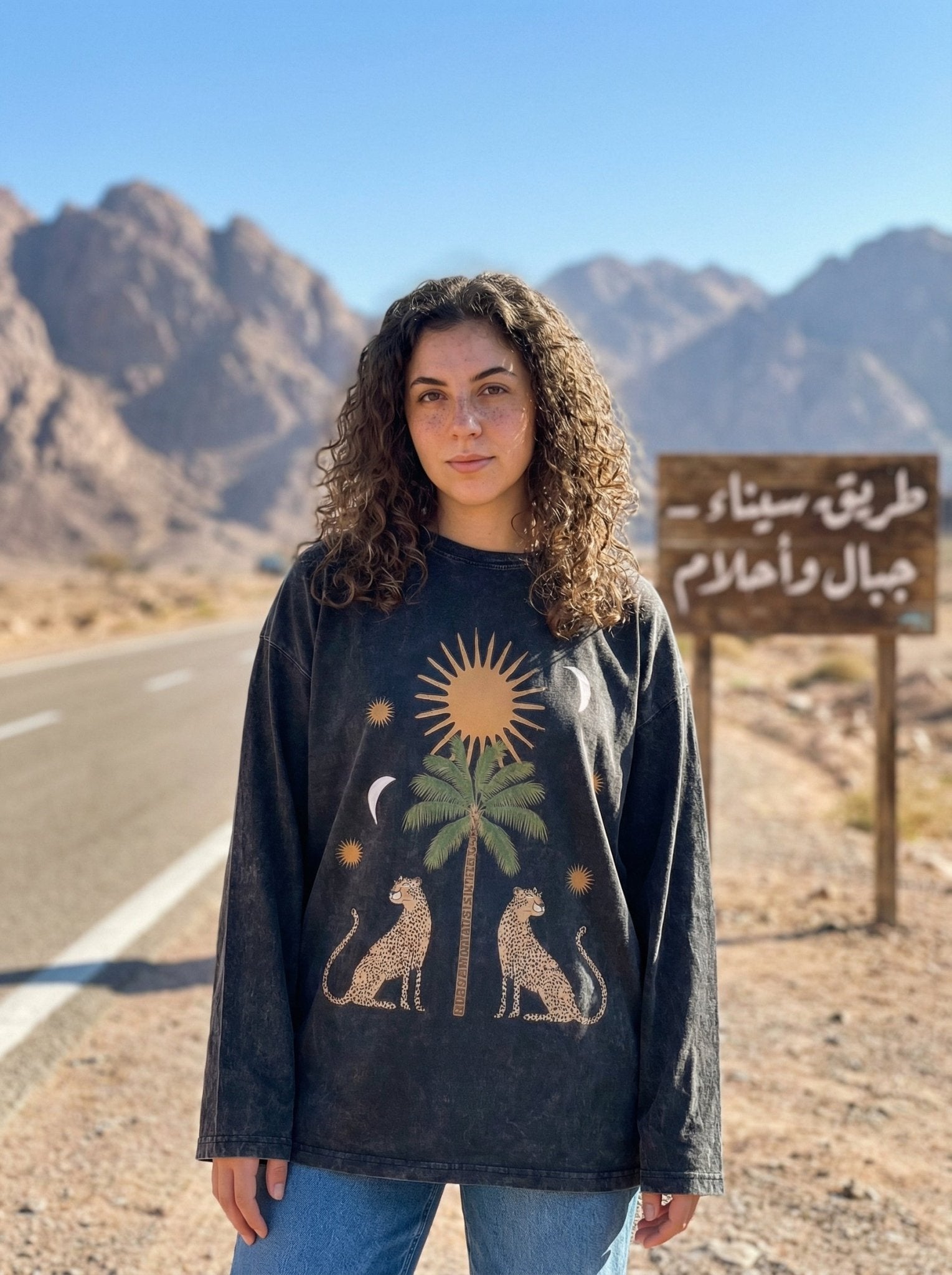 Oasis Long Sleeves Washed T-Shirt - Hippies TownHippies Town