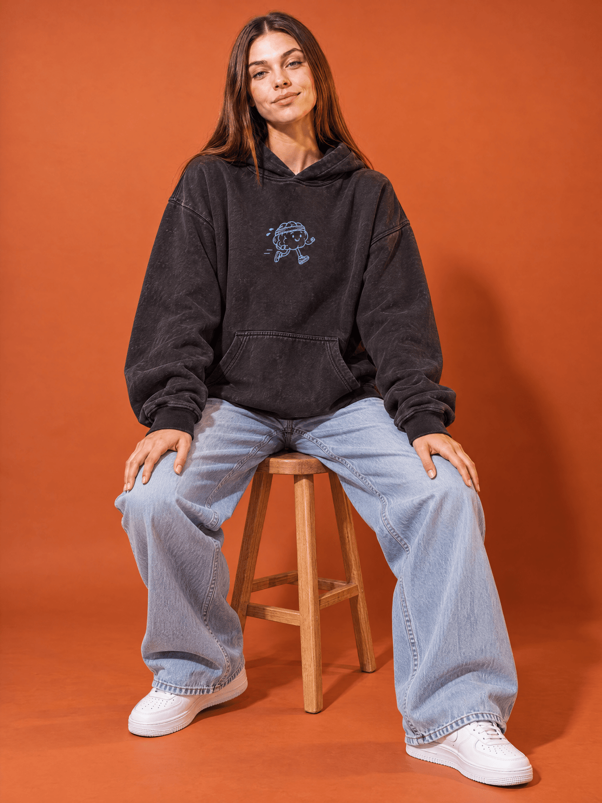 Overthinking is my Cardio Washed Hoodie - Hippies TownHoodieHippies Town