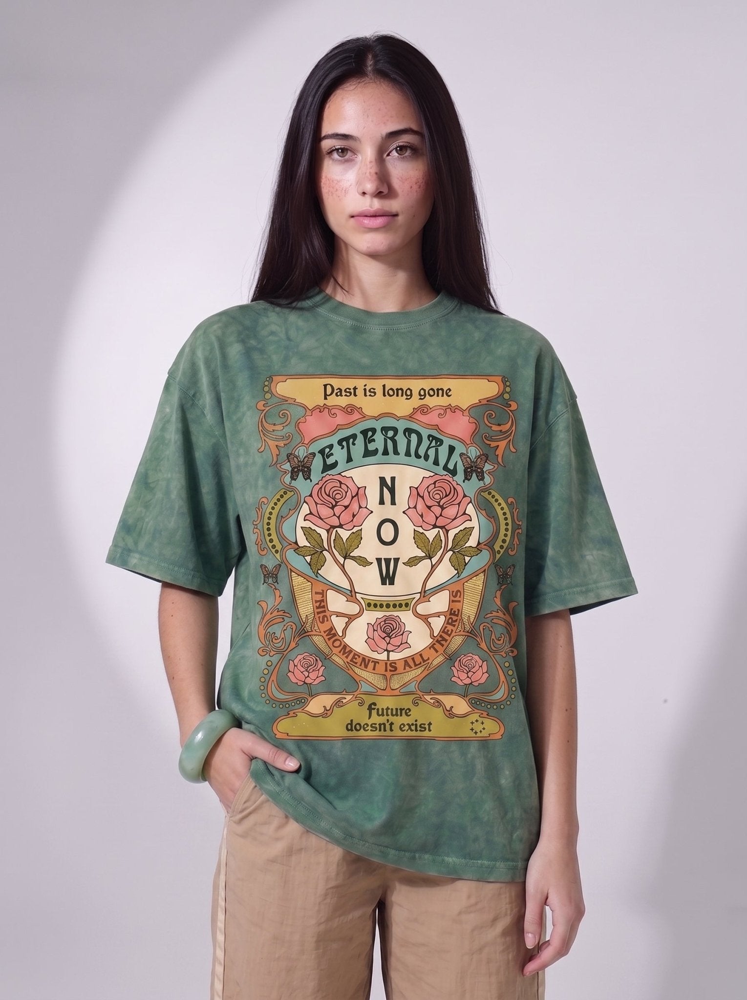 Past Is Gone Washed T-Shirt - Hippies TownT-shirtHippies Town
