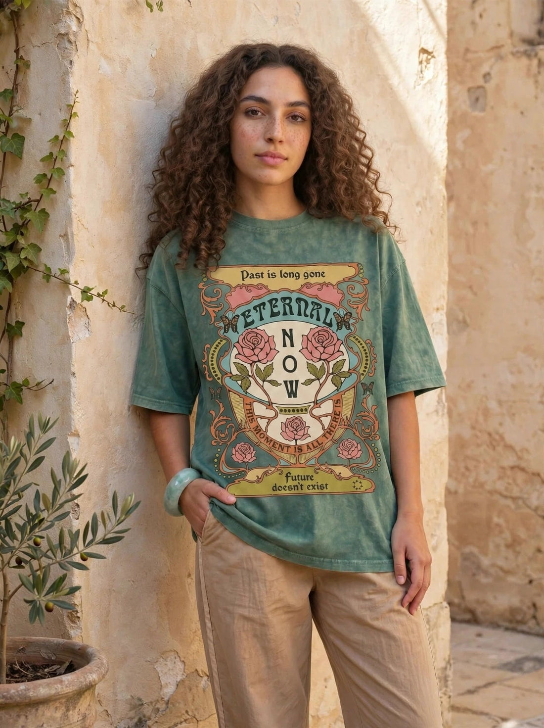 Past Is Gone Washed T-Shirt - Hippies TownT-shirtHippies Town