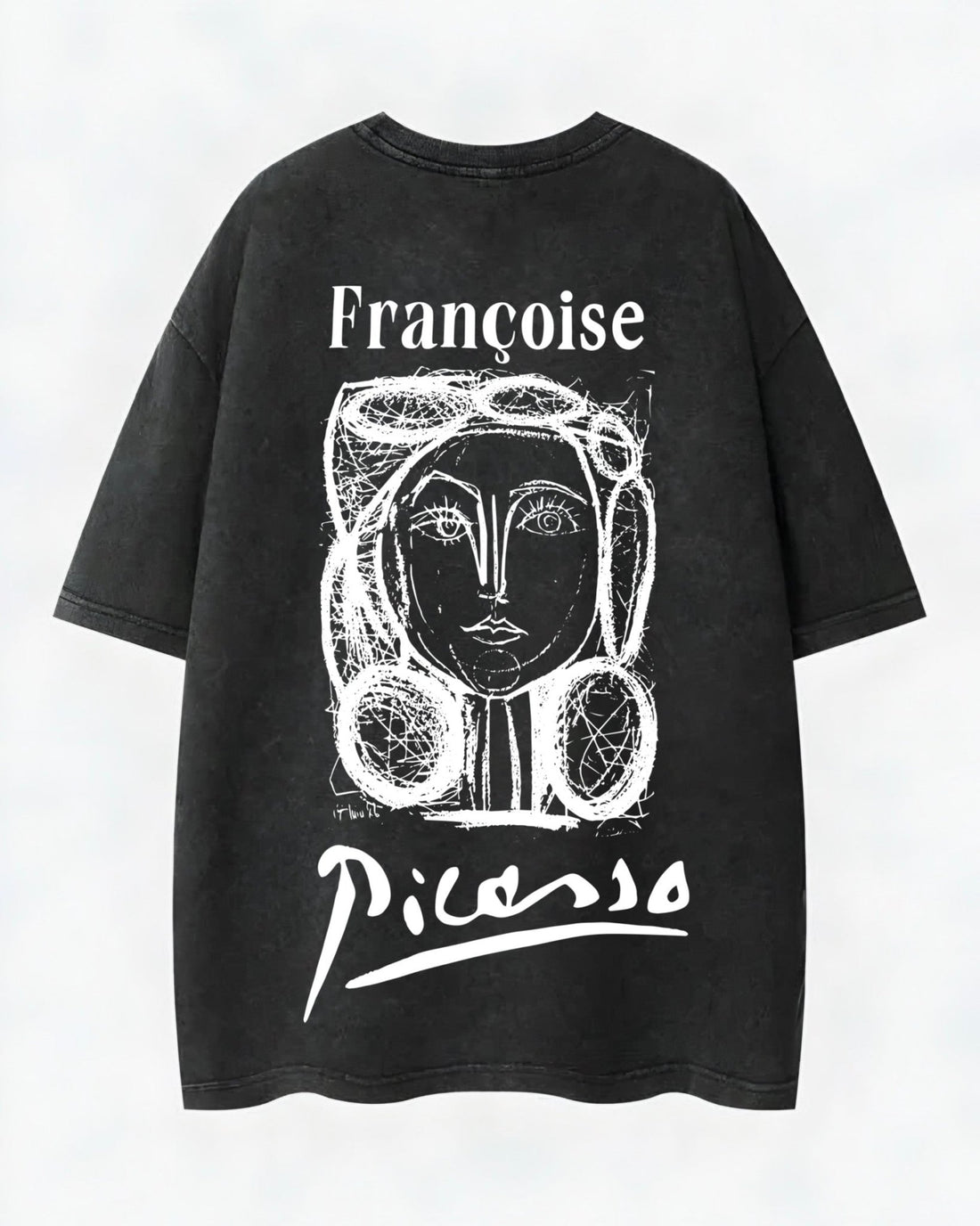 Picasso Washed T-Shirt - Hippies TownHippies Town