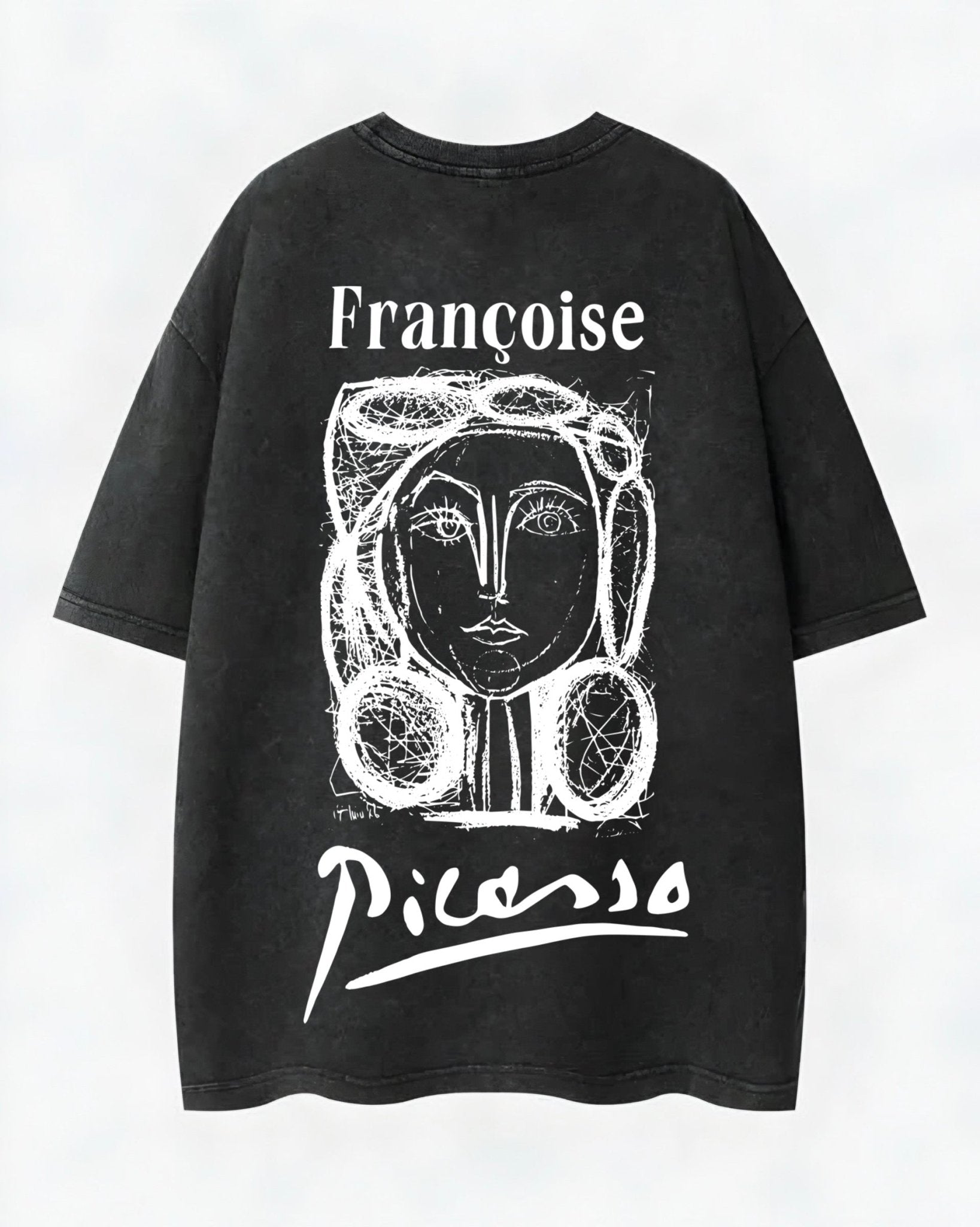 Picasso Washed T-Shirt - Hippies TownHippies Town