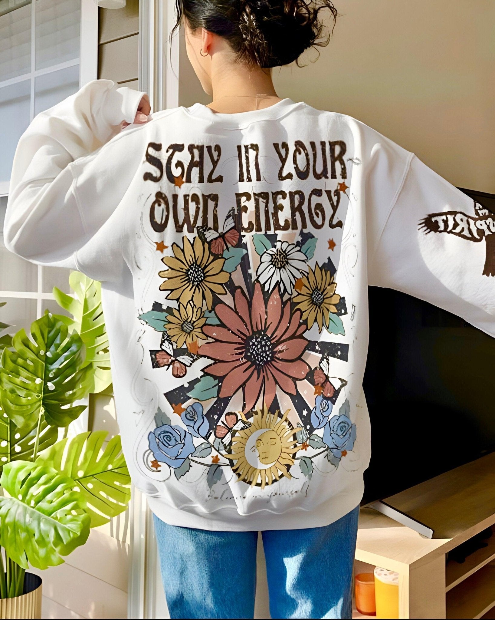 Stay in Your Own Energy - Hippies TownCrewneckHippies Town