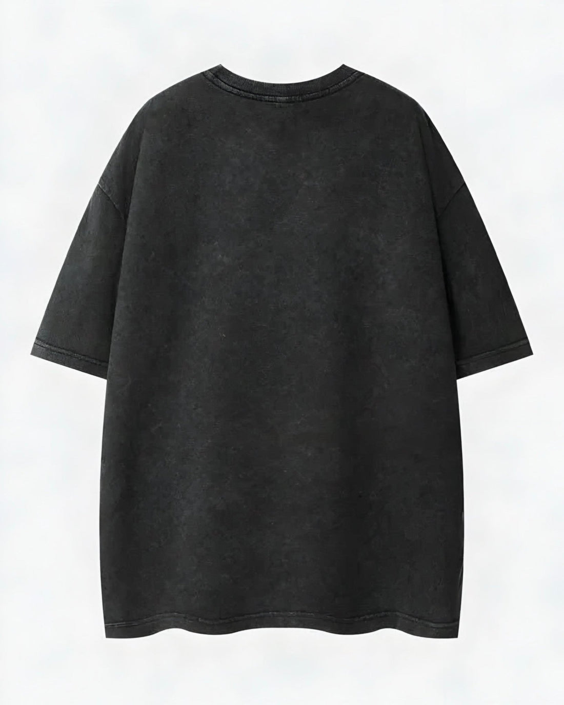 Premium Oversized Washed T-Shirt (Dark Gray) - Hippies TownHippies Town