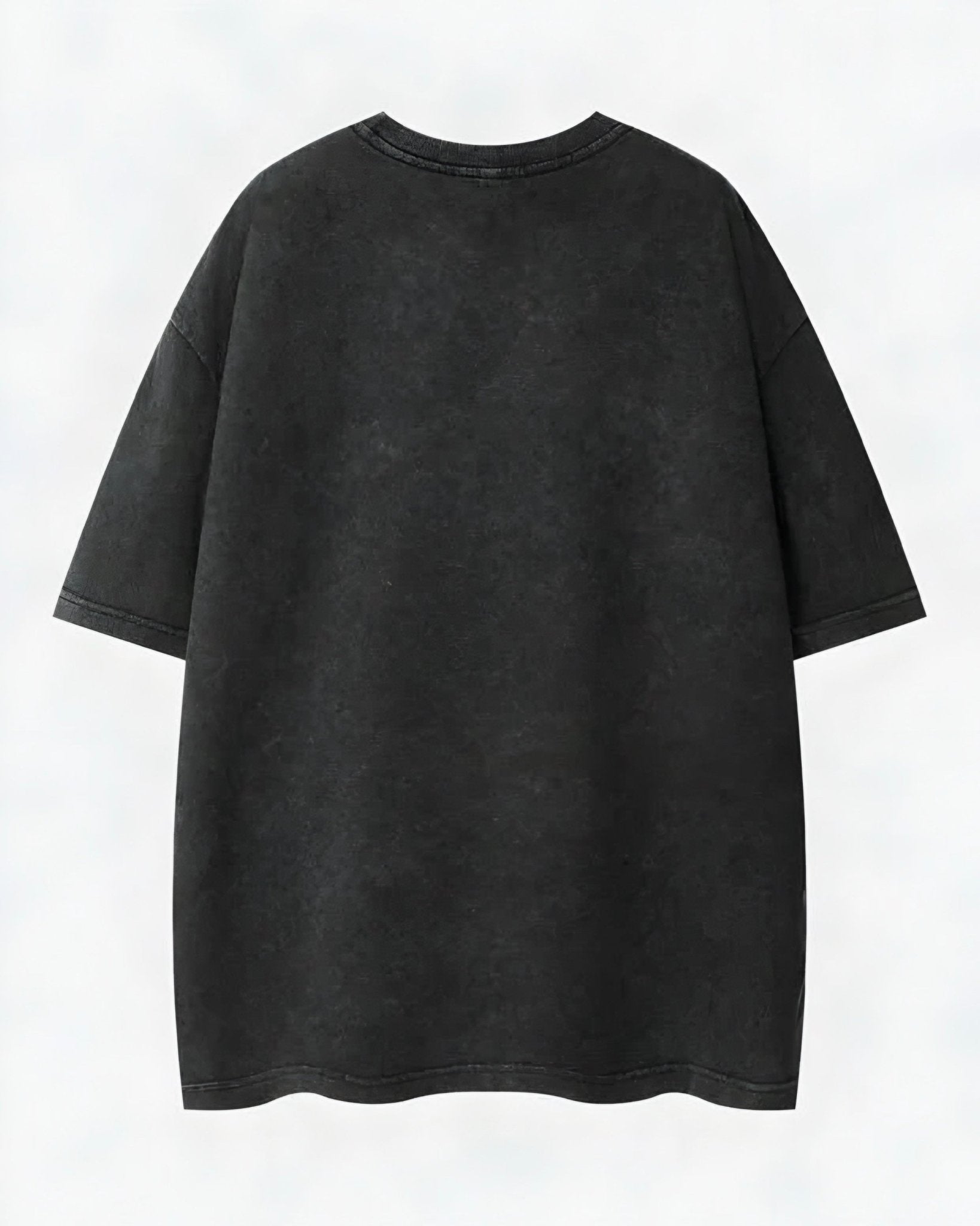 Premium Oversized Washed T-Shirt (Dark Gray) - Hippies TownHippies Town