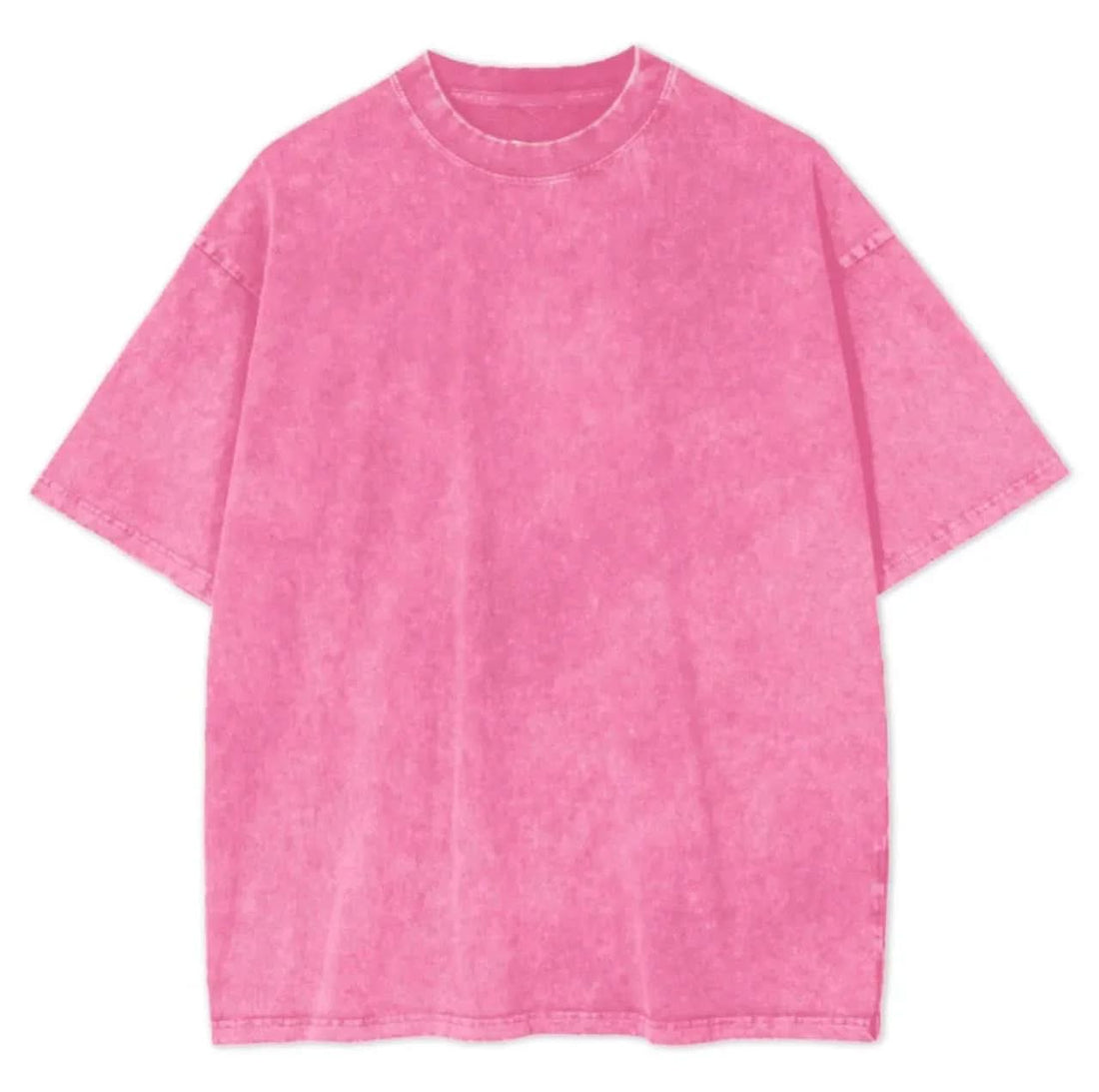 Premium Oversized Washed T-Shirt (Pink) - Hippies TownHippies Town