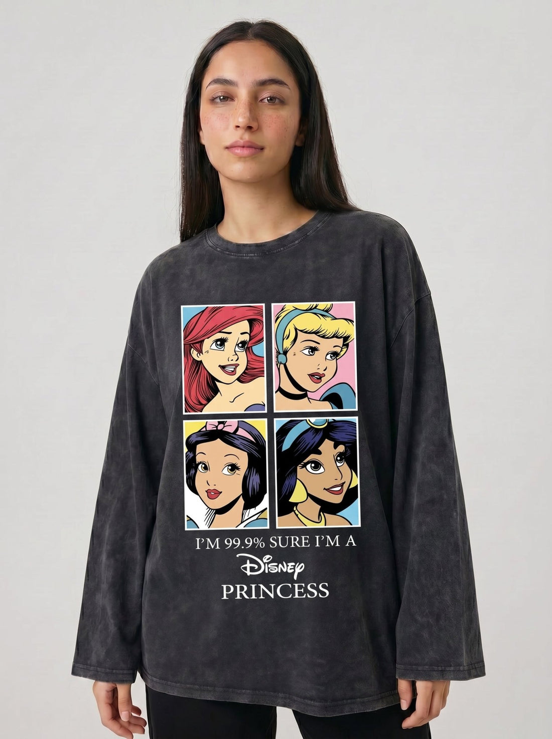 Princes Long Sleeves Washed T-Shirt - Hippies TownT-shirtHippies Town