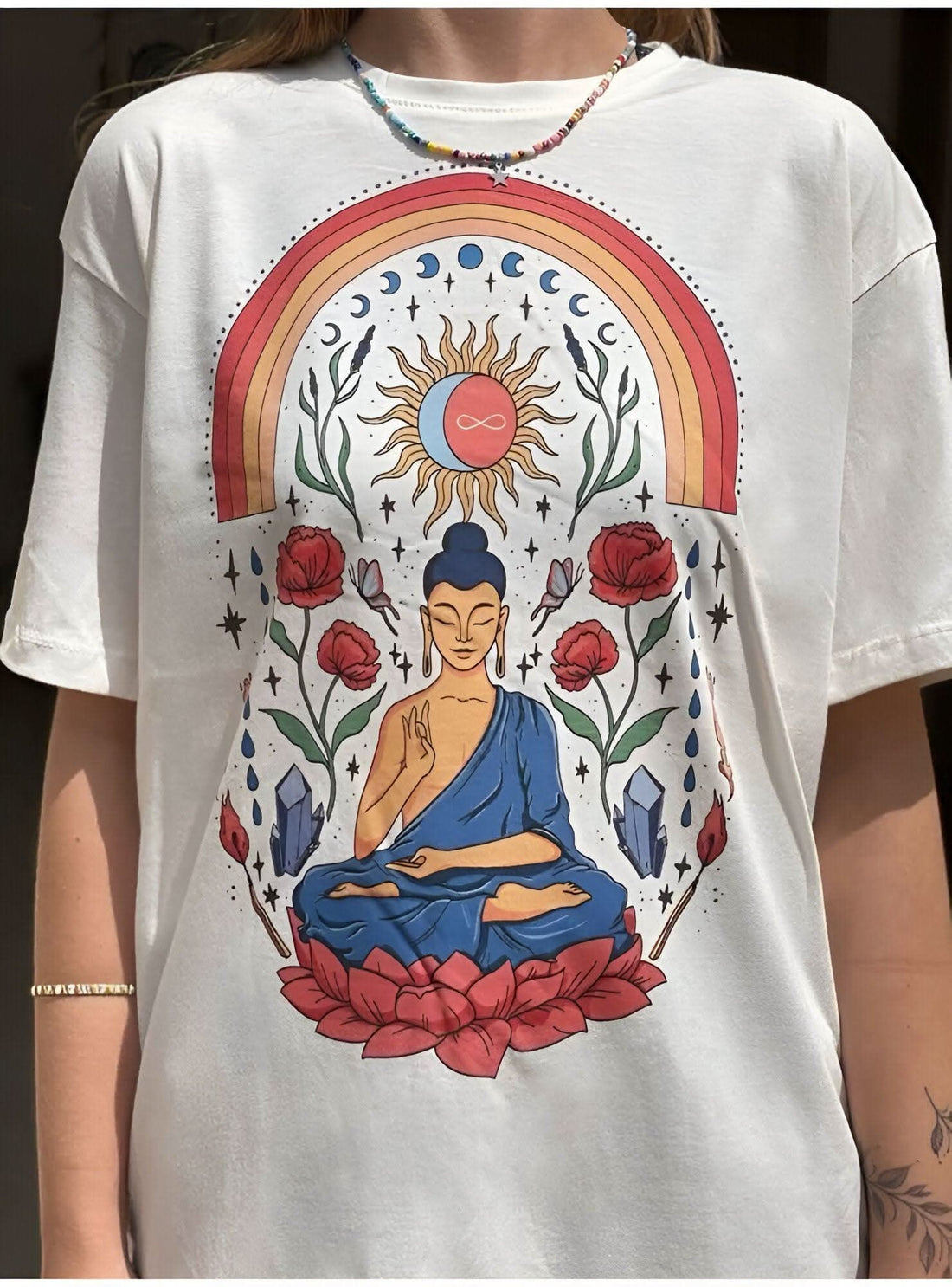 Red Buddha ( S-M ) - Hippies TownT-shirtHippies Town