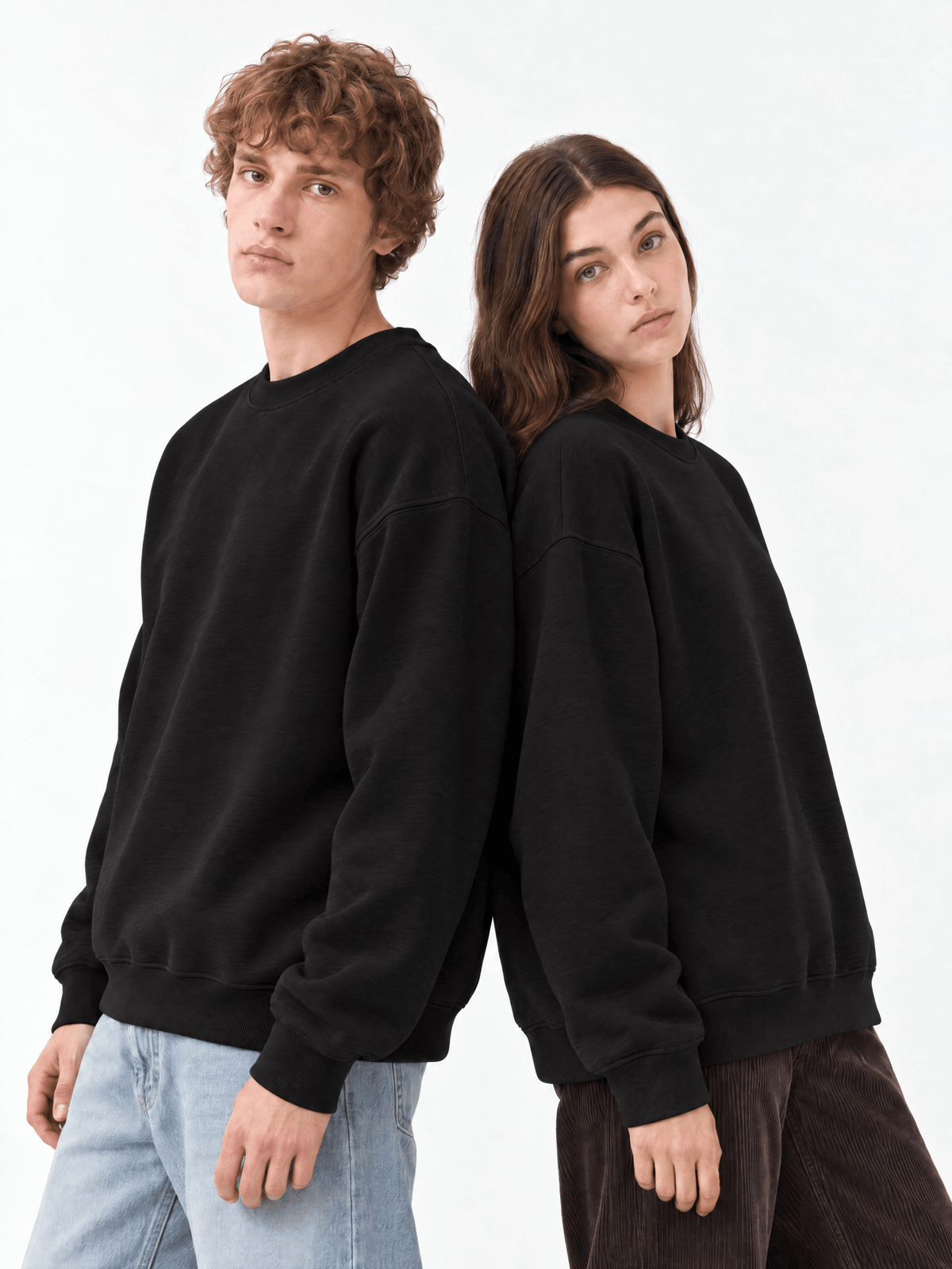 Royal Black Crewneck - Hippies TownCrewneckHippies Town
