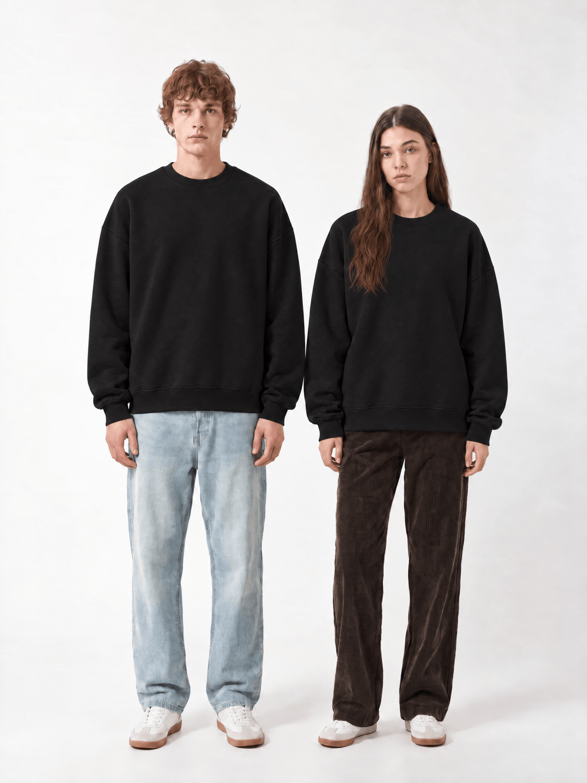 Royal Black Crewneck - Hippies TownCrewneckHippies Town