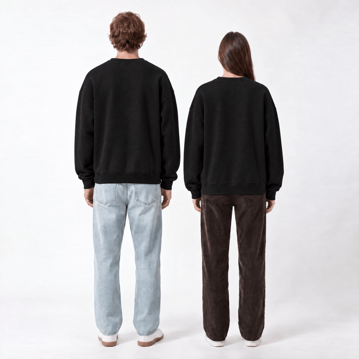 Royal Black Crewneck - Hippies TownCrewneckHippies Town