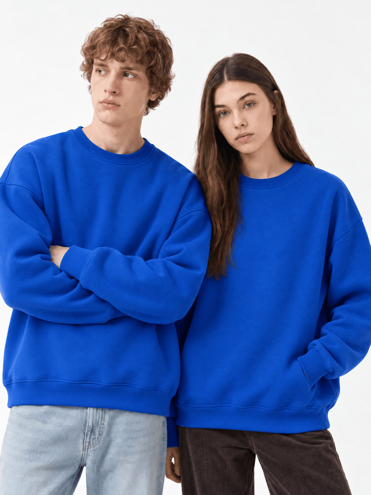 Royal Blue Unisex Crewneck - Hippies TownHoodieHippies Town