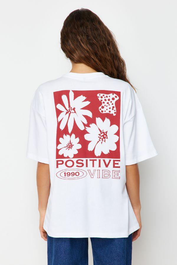 Red Postive Vibes - Hippies Town