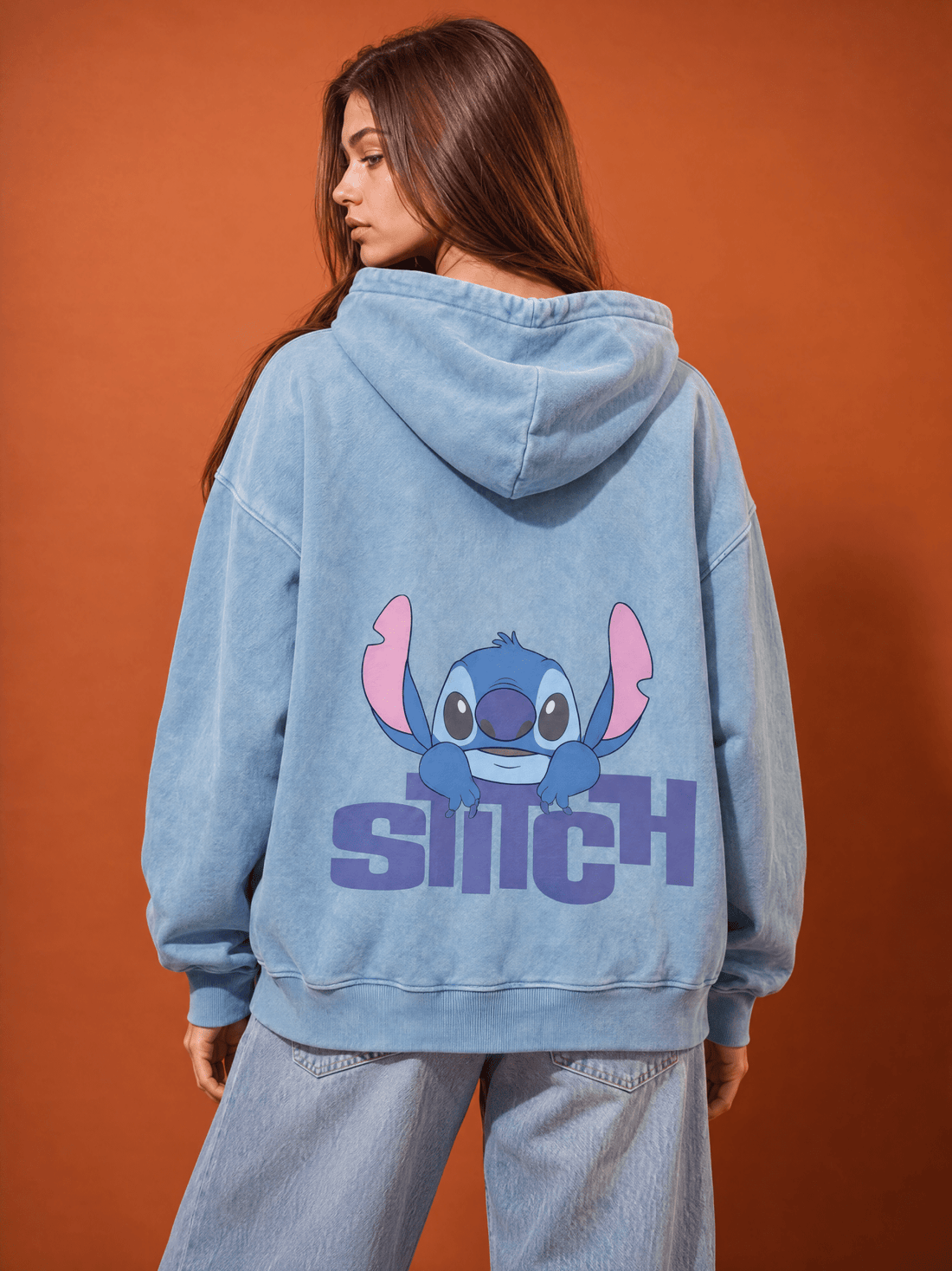 Stitch Acid Washed Hoodie - Hippies TownHoodieHippies Town