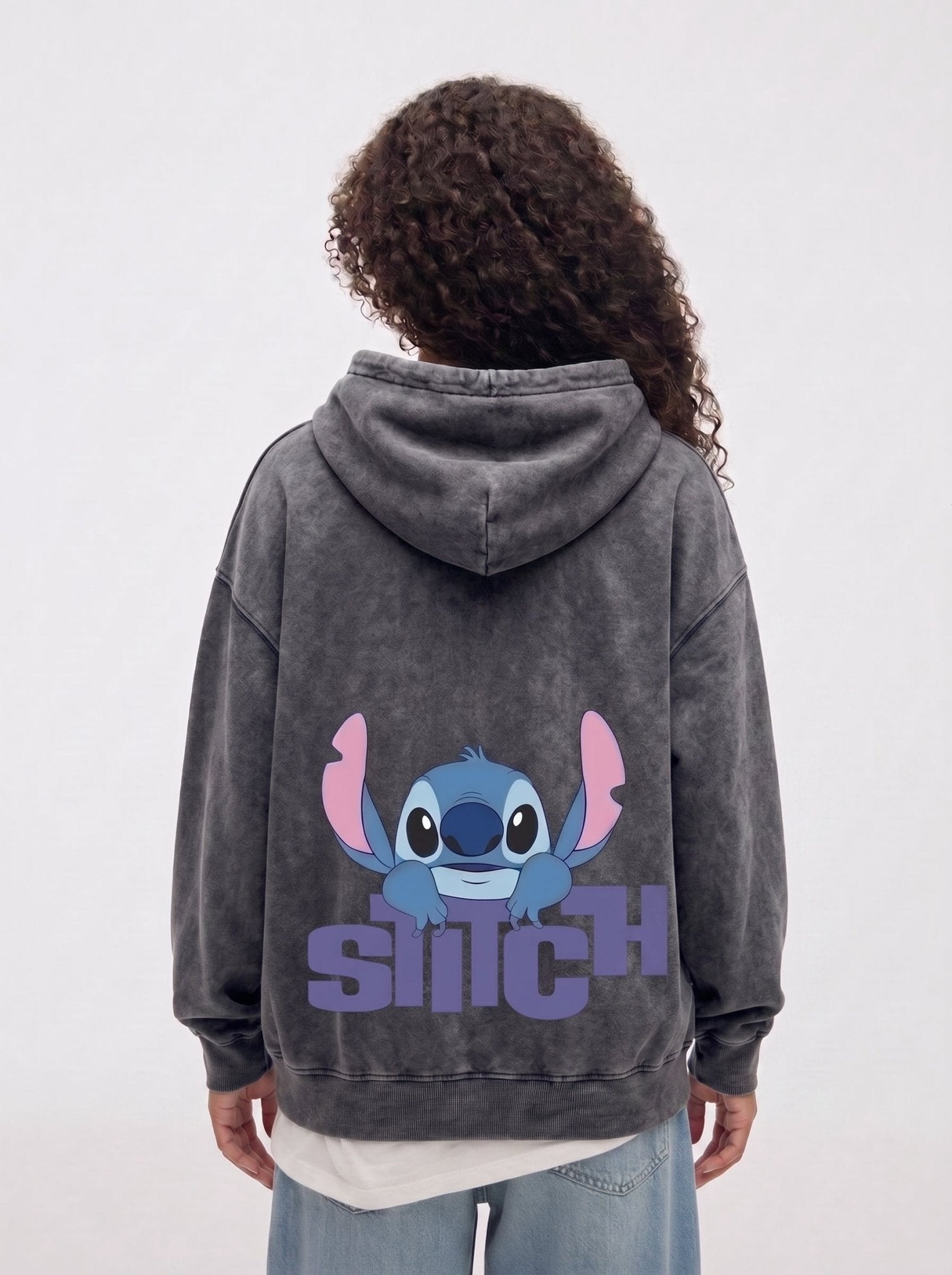 Stitch Acid Washed Hoodie - Hippies TownHoodieHippies Town