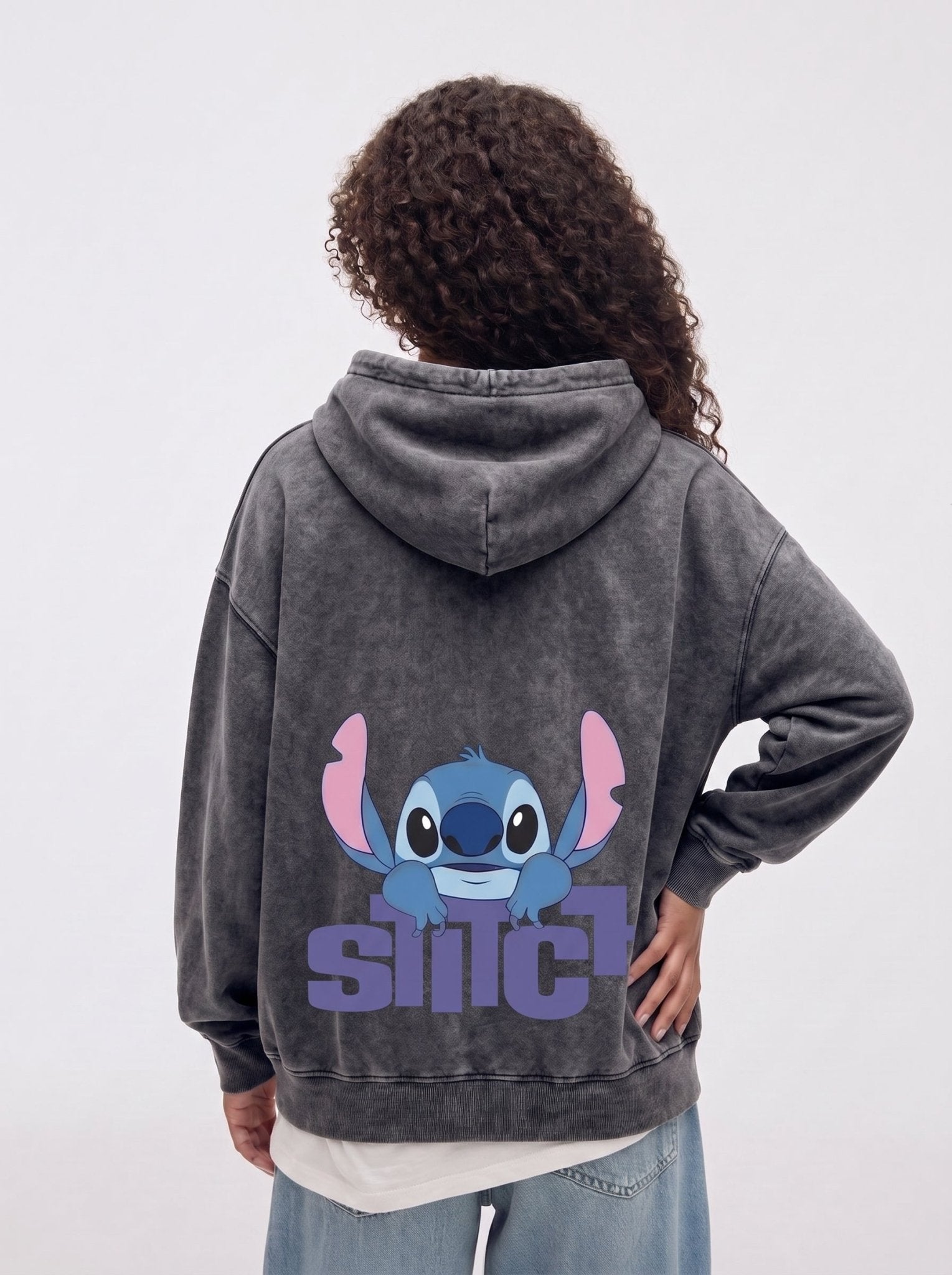 Stitch Acid Washed Hoodie - Hippies TownHoodieHippies Town
