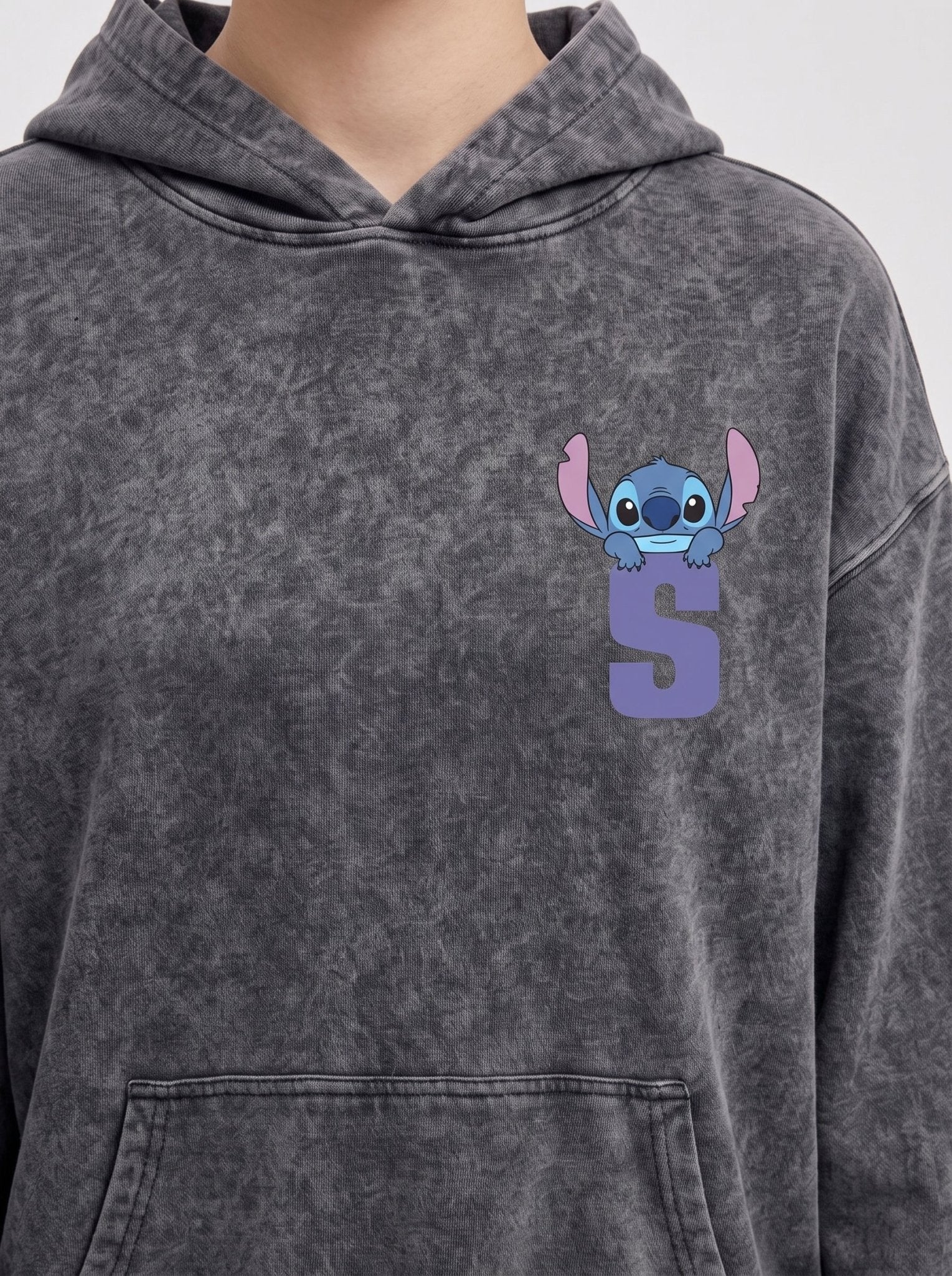 Stitch Acid Washed Hoodie - Hippies TownHoodieHippies Town