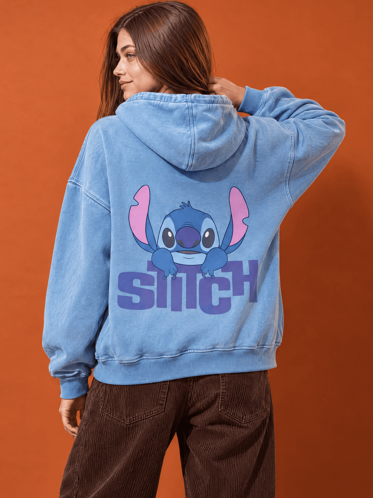 Stitch Acid Washed Hoodie - Hippies TownHoodieHippies Town