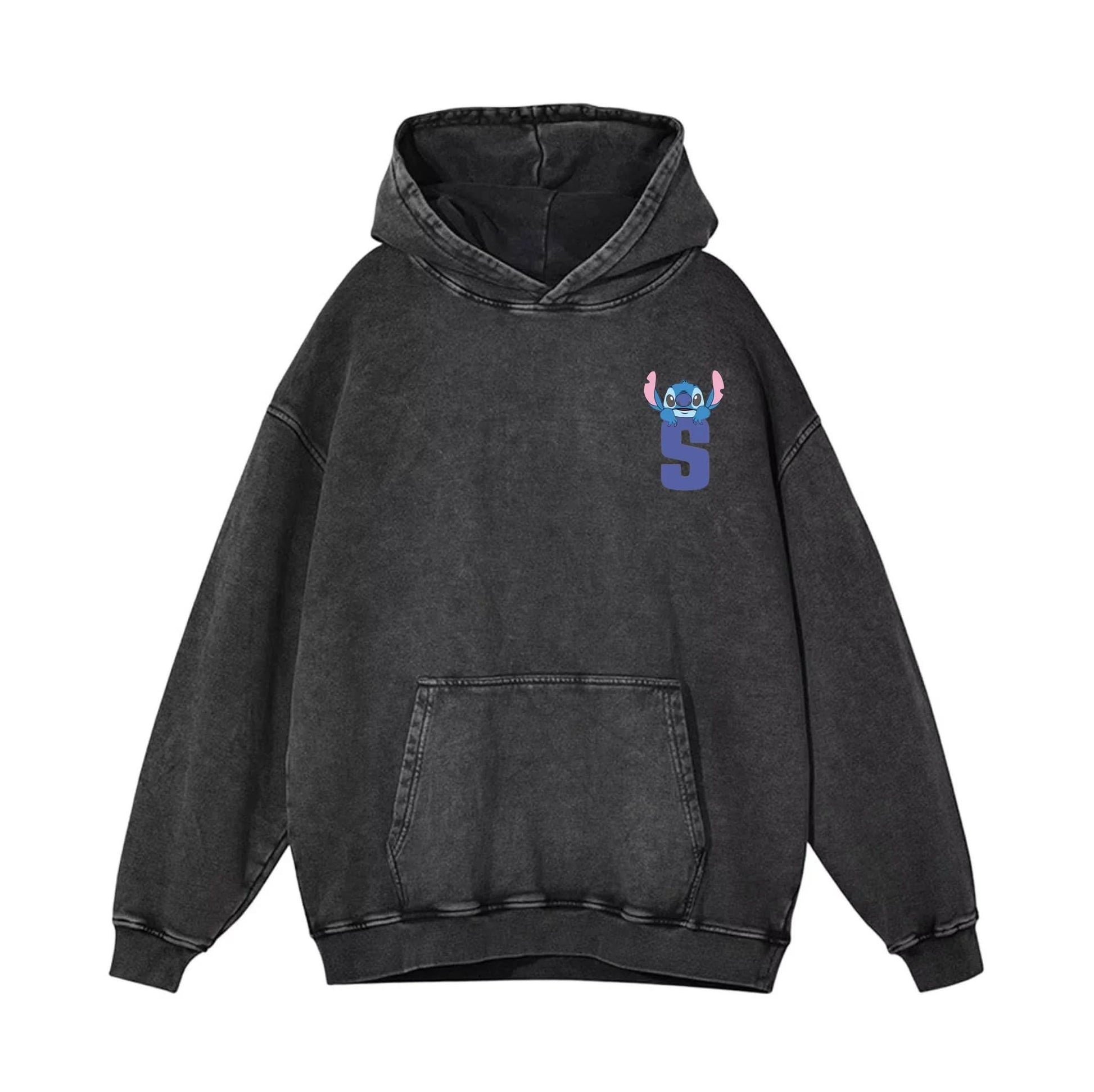Stitch Acid Washed Hoodie - Hippies TownHoodieHippies Town