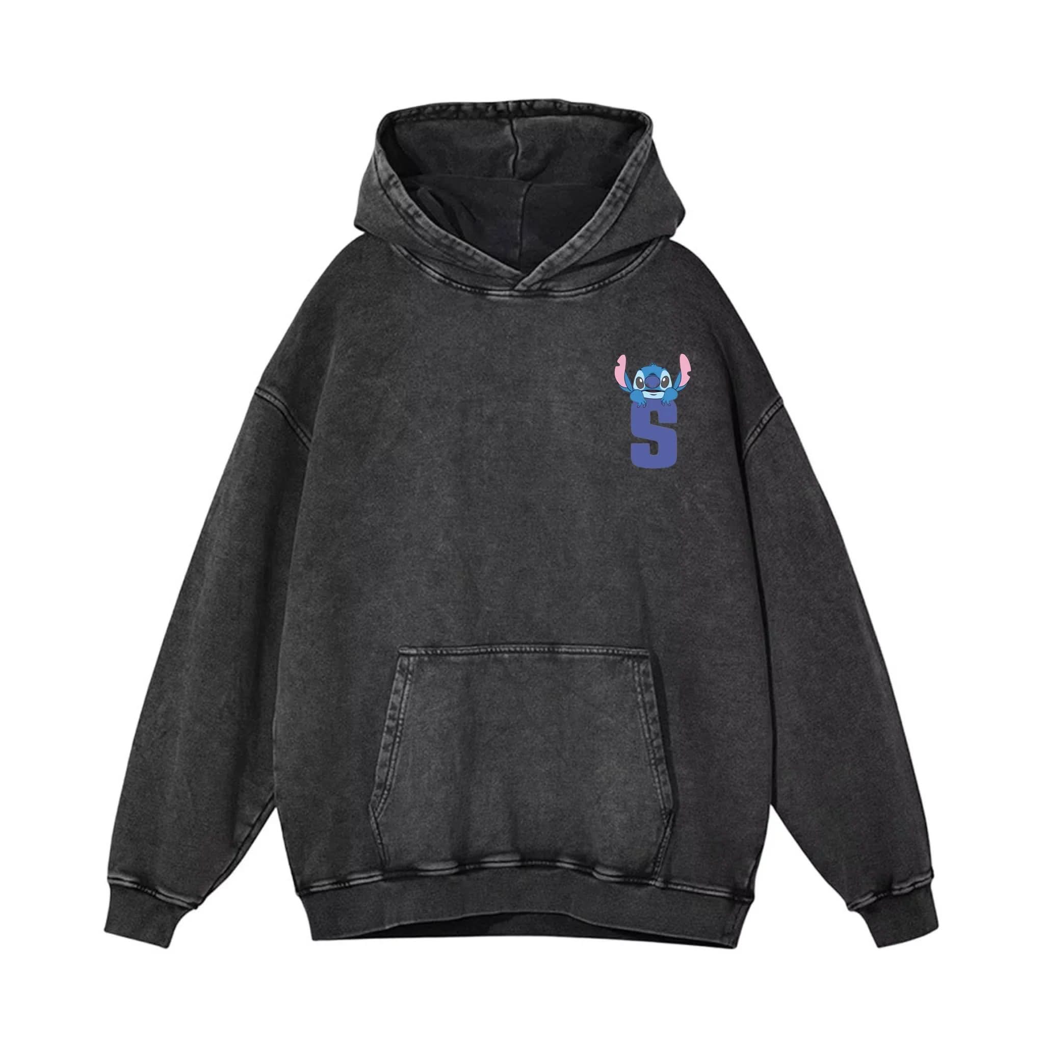 Stitch Acid Washed Hoodie - Hippies TownHoodieHippies Town