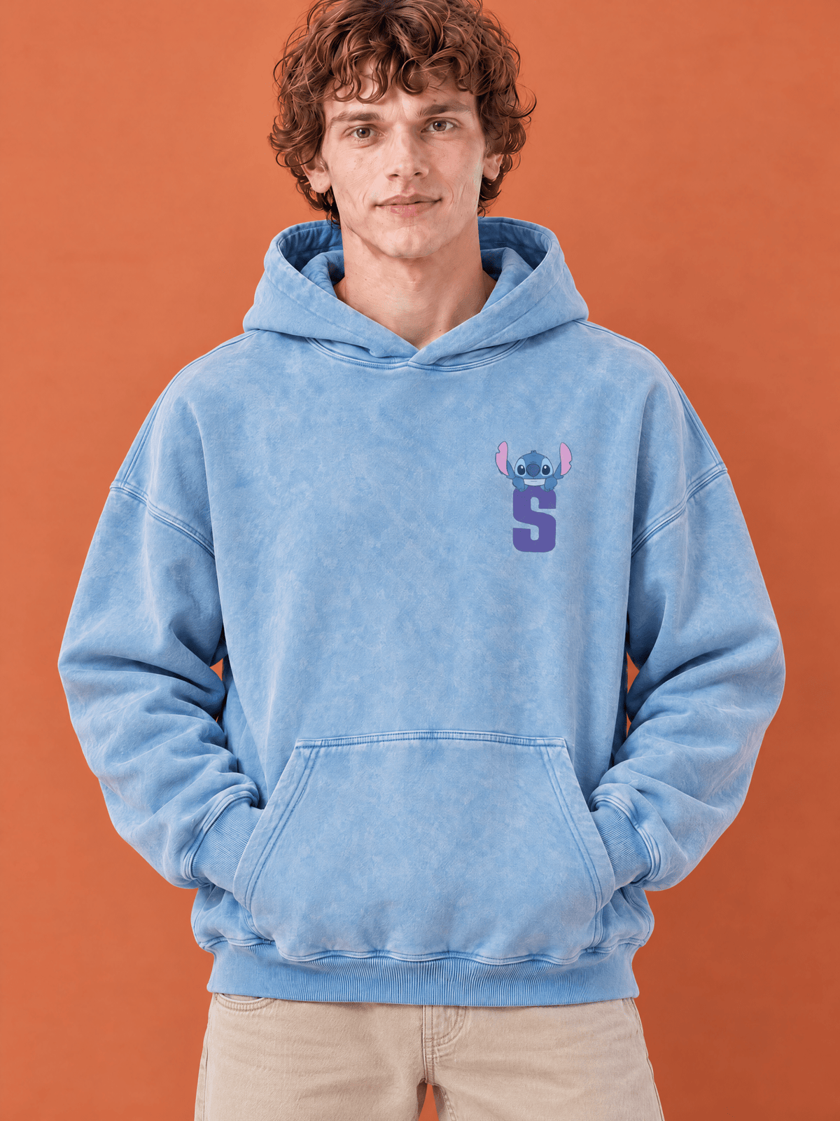 Stitch Acid Washed Hoodie - Hippies TownHoodieHippies Town