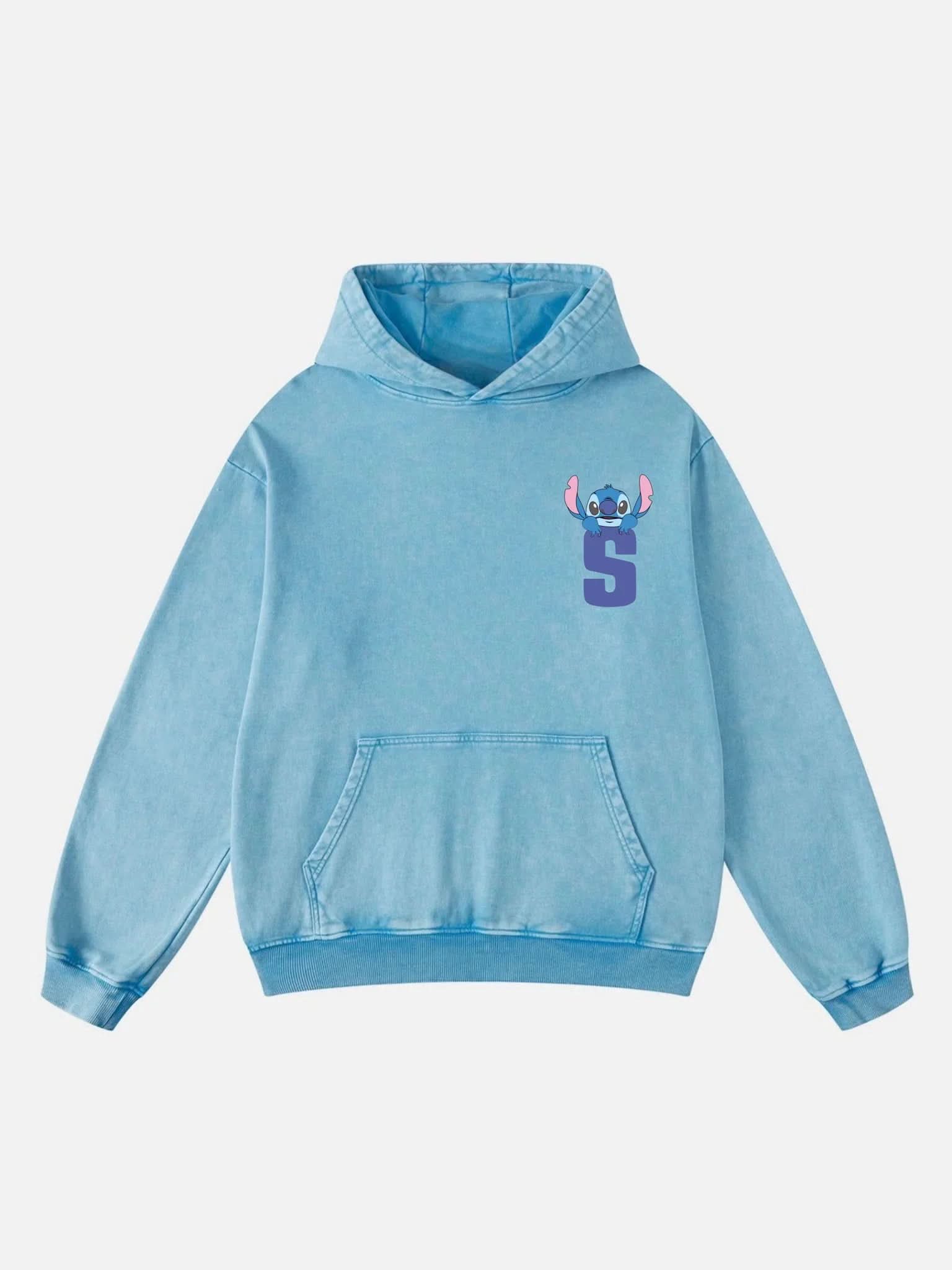 Stitch Acid Washed Hoodie - Hippies TownHoodieHippies Town